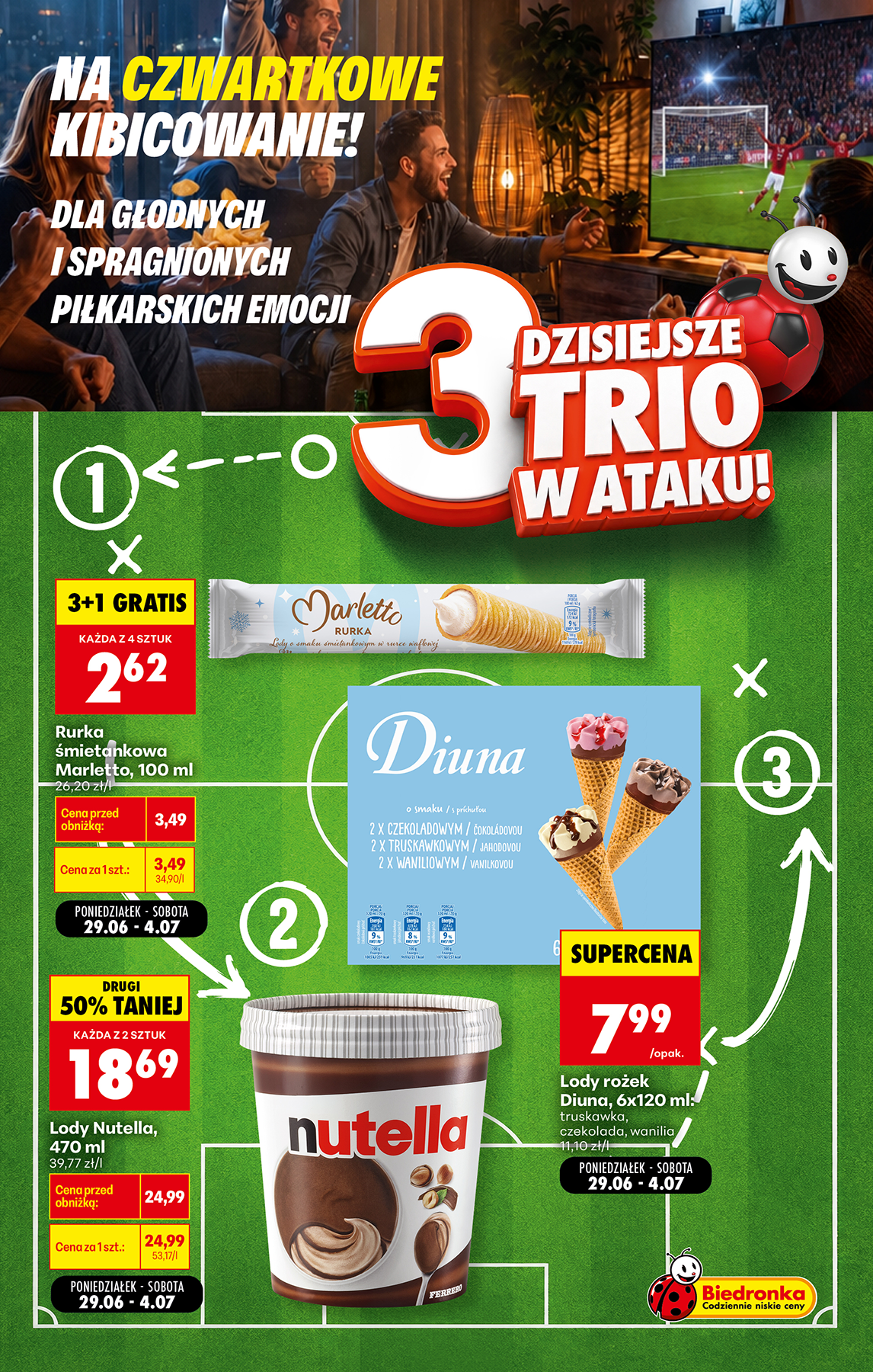 biedronka - Aktualna gazetka Biedronka - Football ważna od 29.06.2026 do 04.07.2026