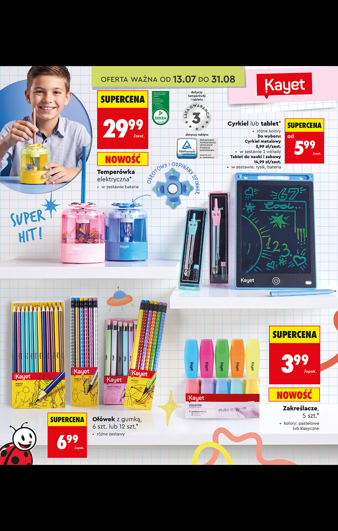 biedronka - Nowa gazetka Biedronka - Back to School ważna od 06.07.2026 do 31.08.2026 - page: 6