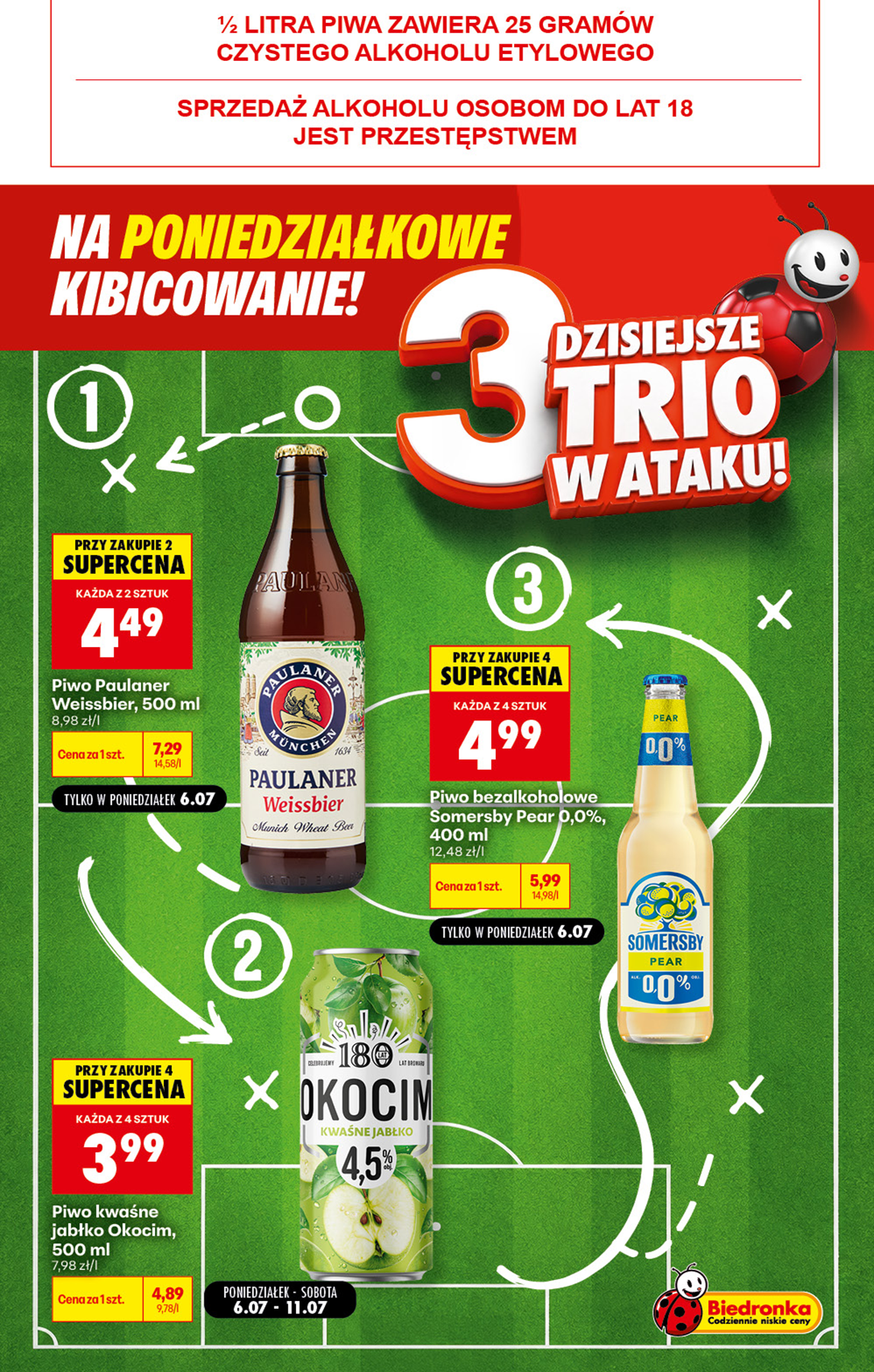 biedronka - Nowa gazetka Biedronka - Football ważna od 06.07.2026 - 06.07.2026 - page: 3