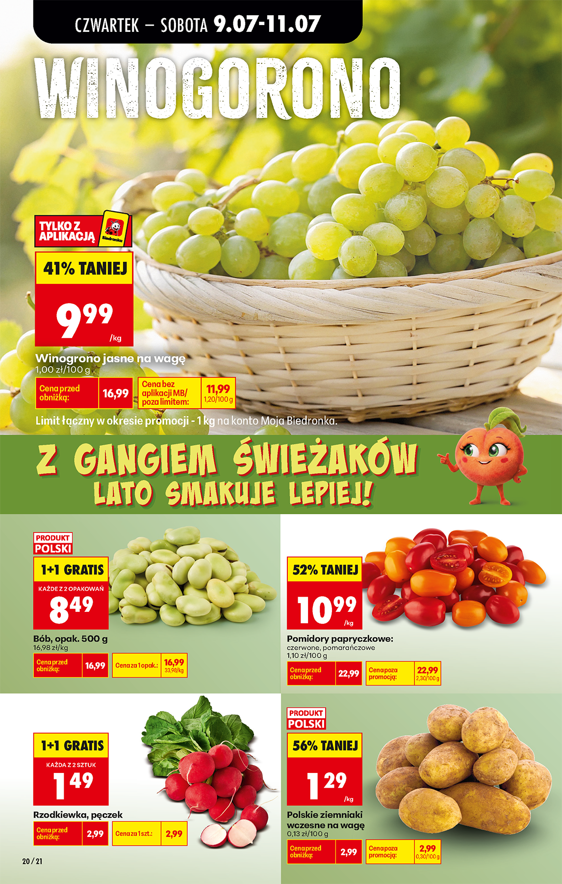 biedronka - Aktualna gazetka Biedronka ważna od 09.07.2026 do 11.07.2026 - page: 22