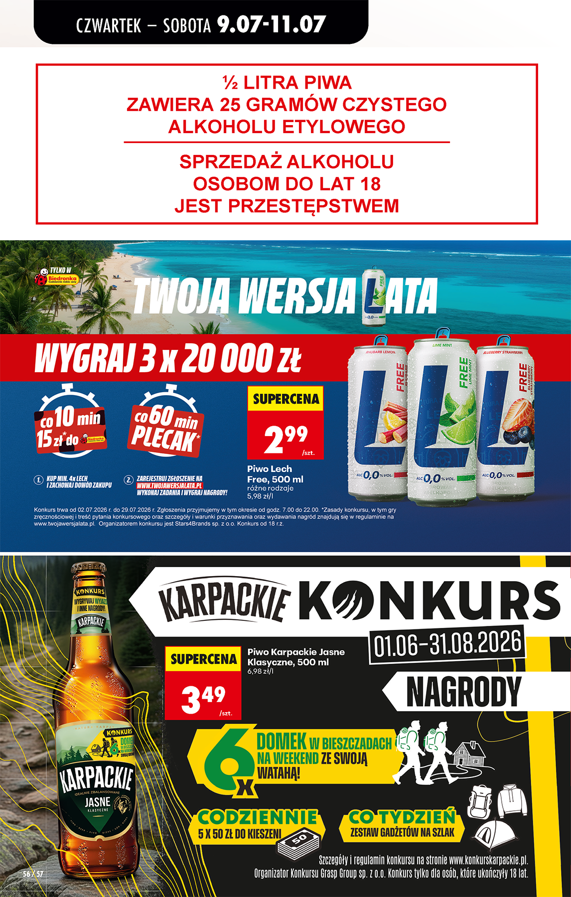 biedronka - Aktualna gazetka Biedronka ważna od 09.07.2026 do 11.07.2026 - page: 66