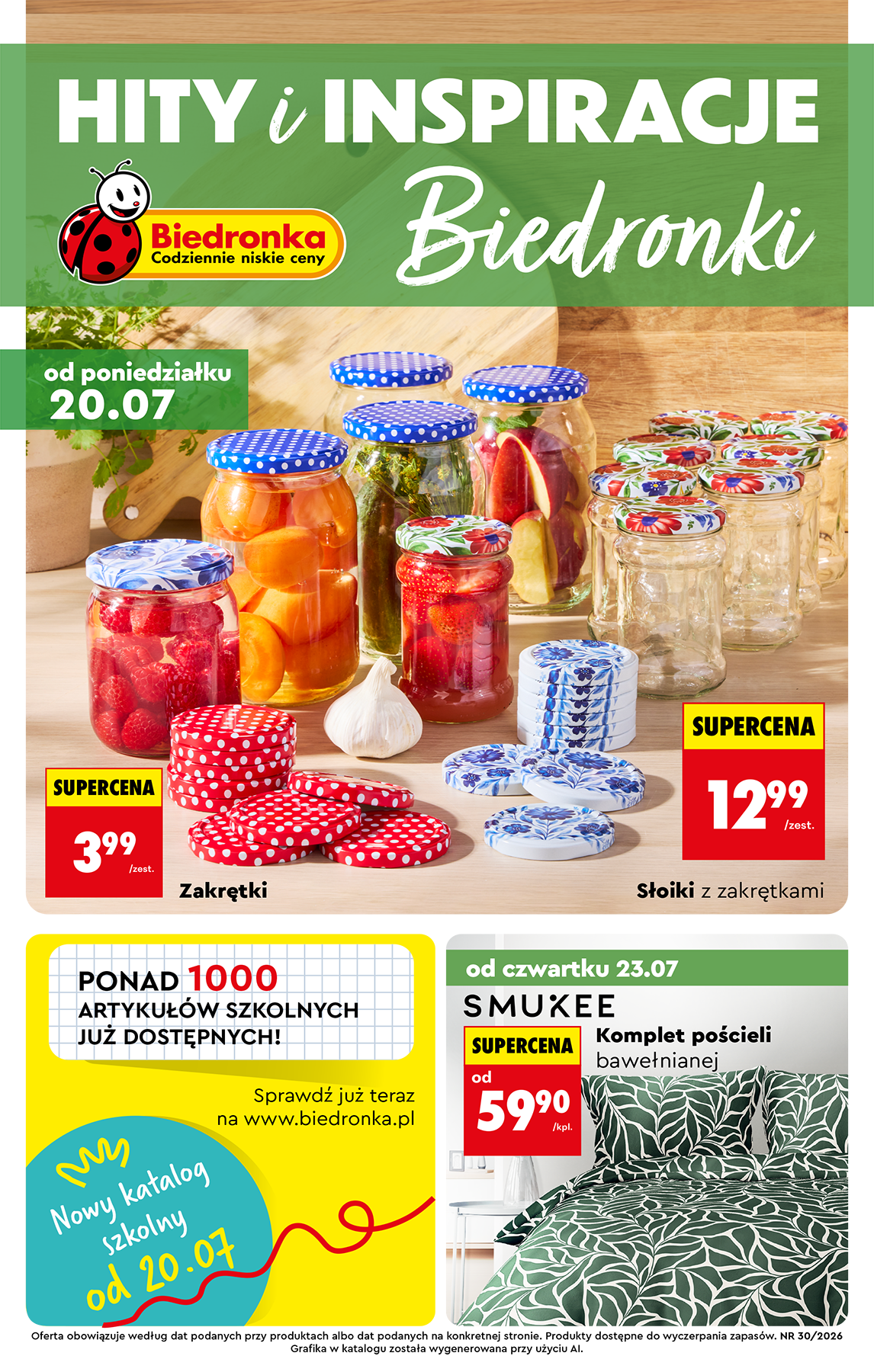 biedronka - Nowa gazetka Biedronka - Hity i inspiracje ważna od 20.07.2026 do 05.08.2026