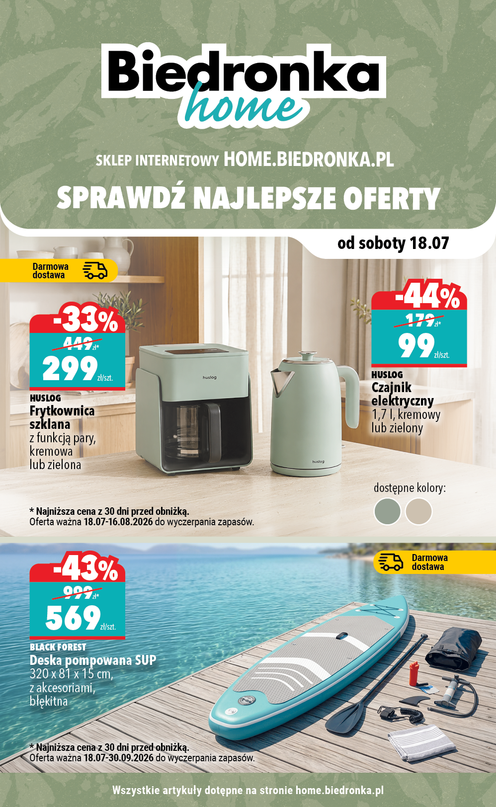 biedronka - Aktualna gazetka Biedronka - Home 18.07 - Gazetka - Biedronka.pl ważna od 18.07.2026 do 31.07.2026