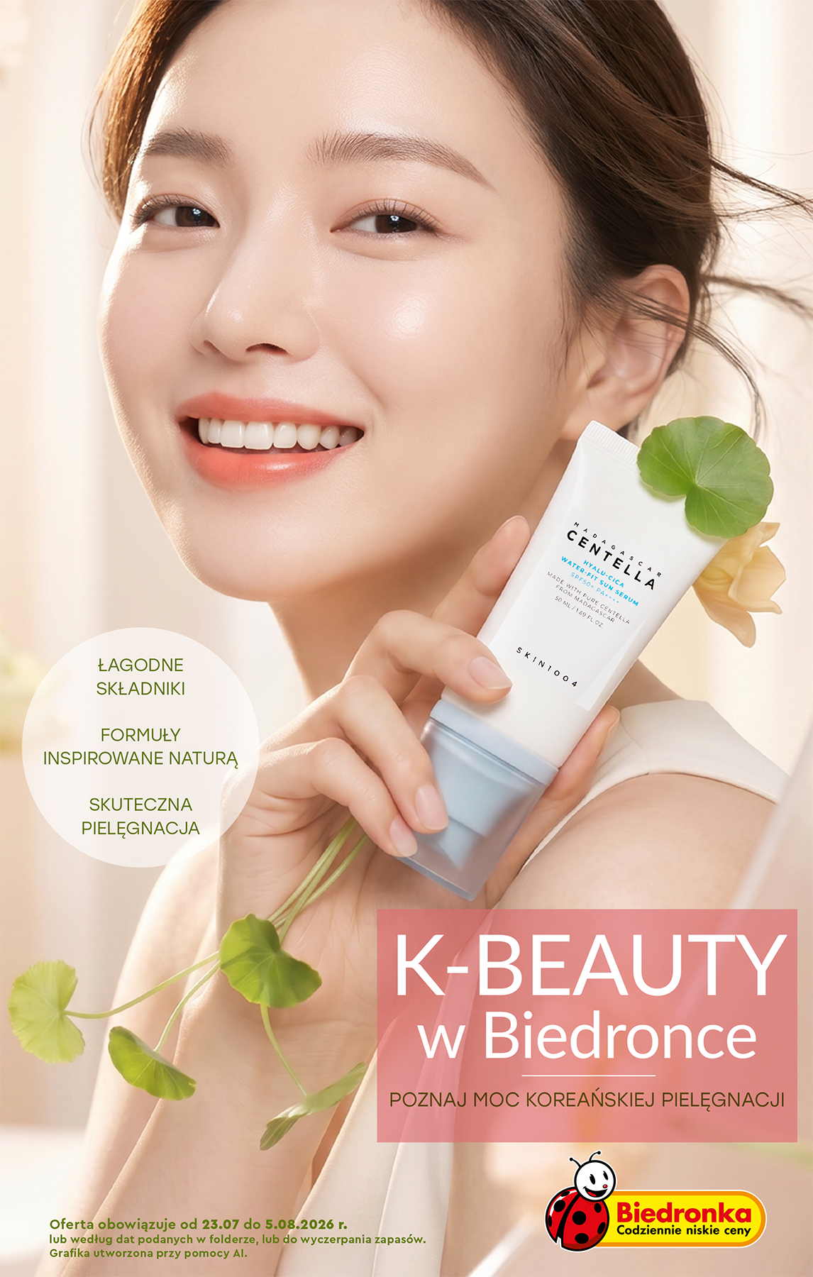 biedronka - Aktualna gazetka Biedronka - K- Beauty ważna od 23.07.2026 do 05.08.2026