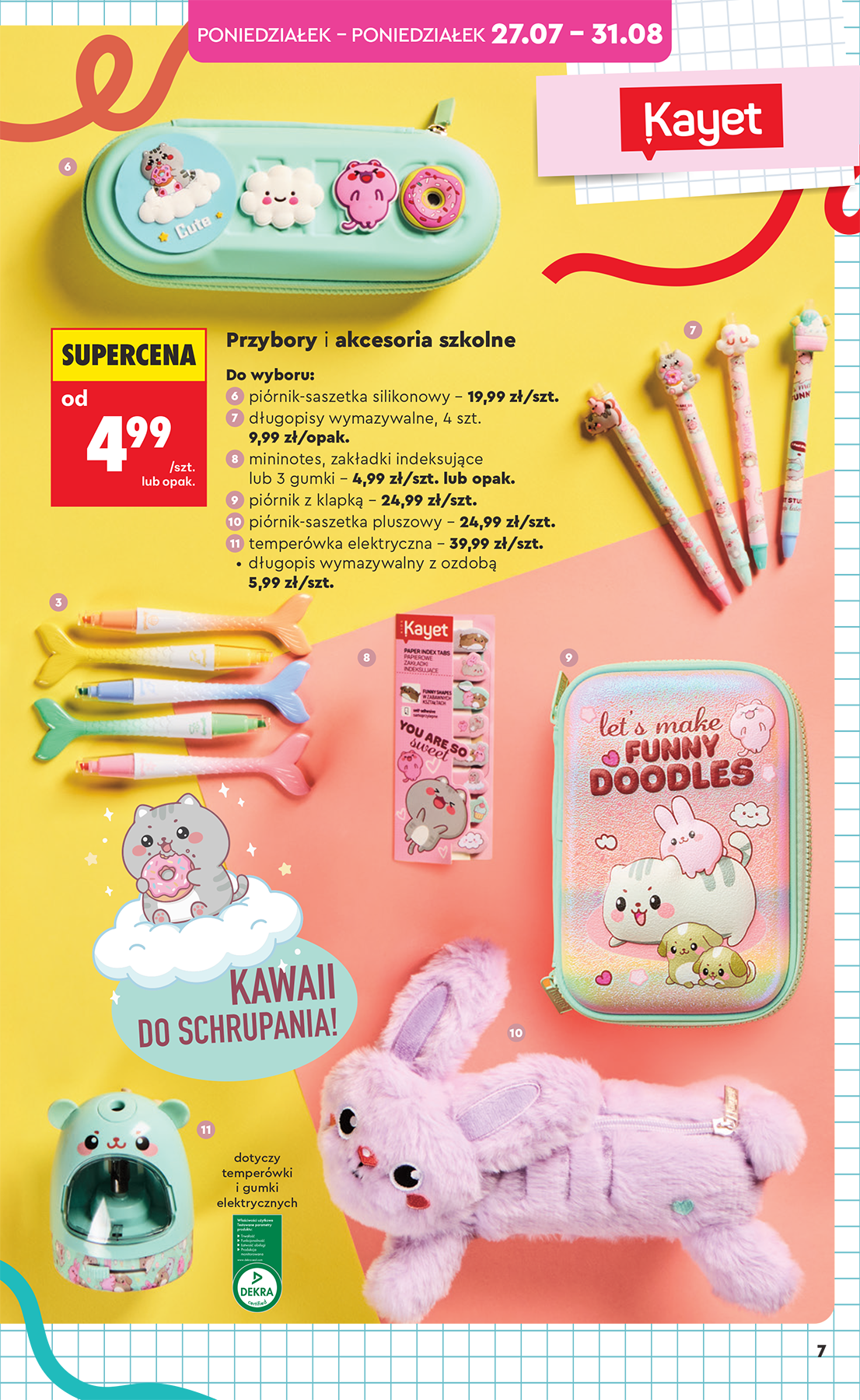 biedronka - Nowa gazetka Biedronka - Hity i inspiracje ważna od 27.07.2026 do 31.08.2026 - page: 7