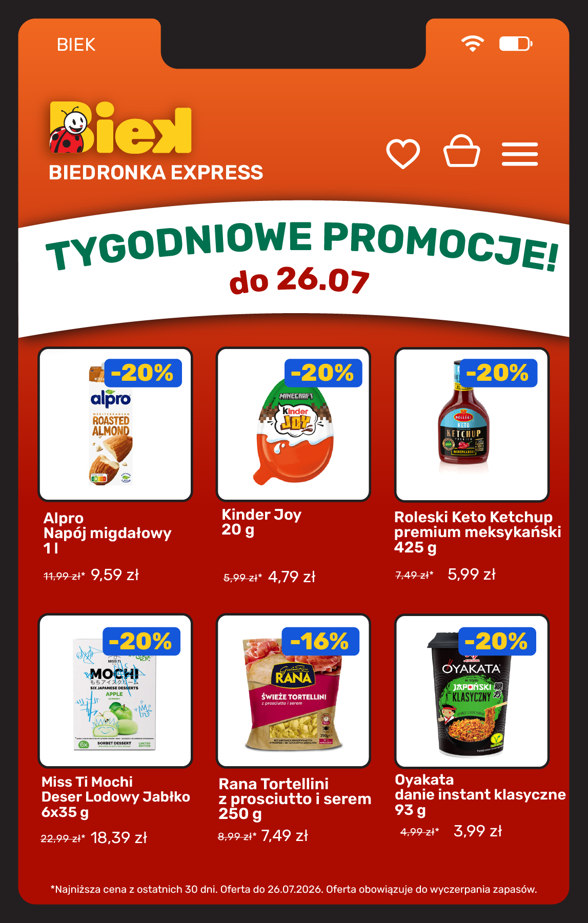 biedronka - Aktualna gazetka Biedronka - BIEK ważna od 24.07.2026 do 26.07.2026 - page: 7