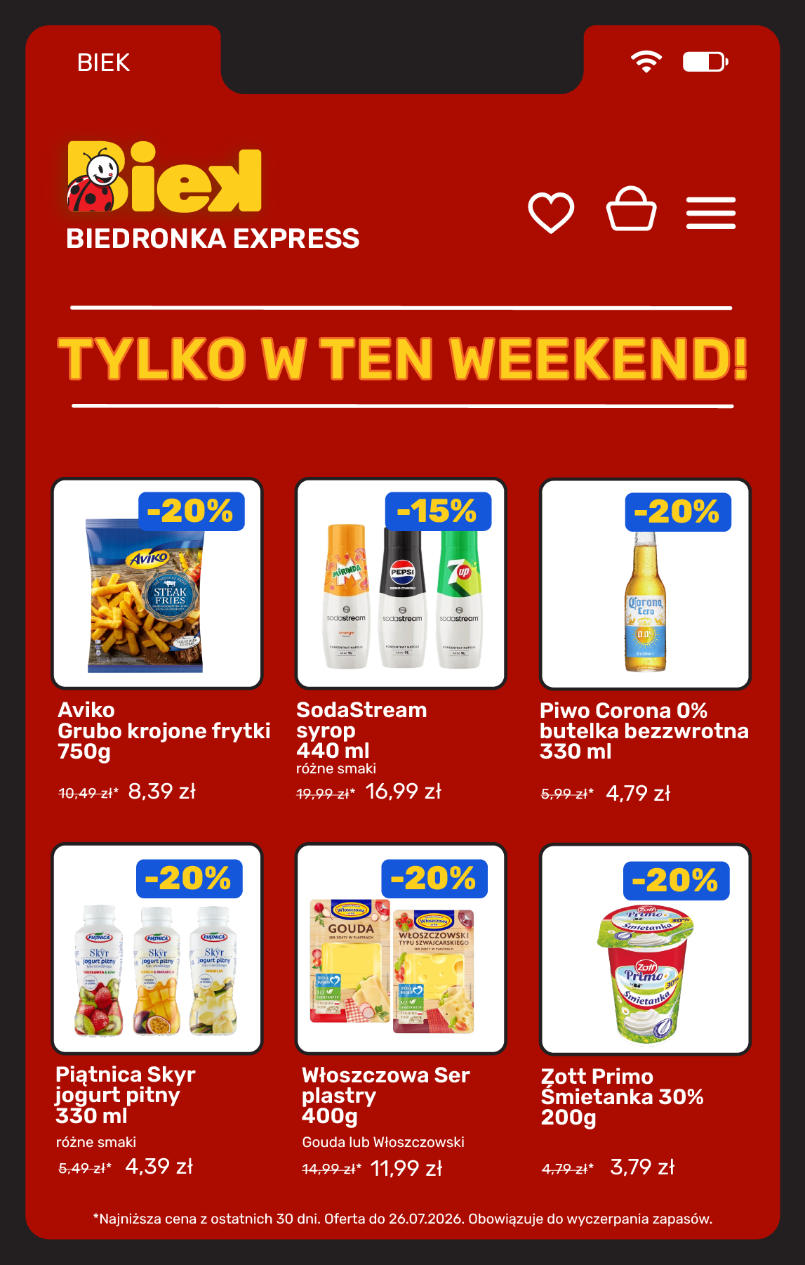 biedronka - Aktualna gazetka Biedronka - BIEK ważna od 24.07.2026 do 26.07.2026 - page: 8