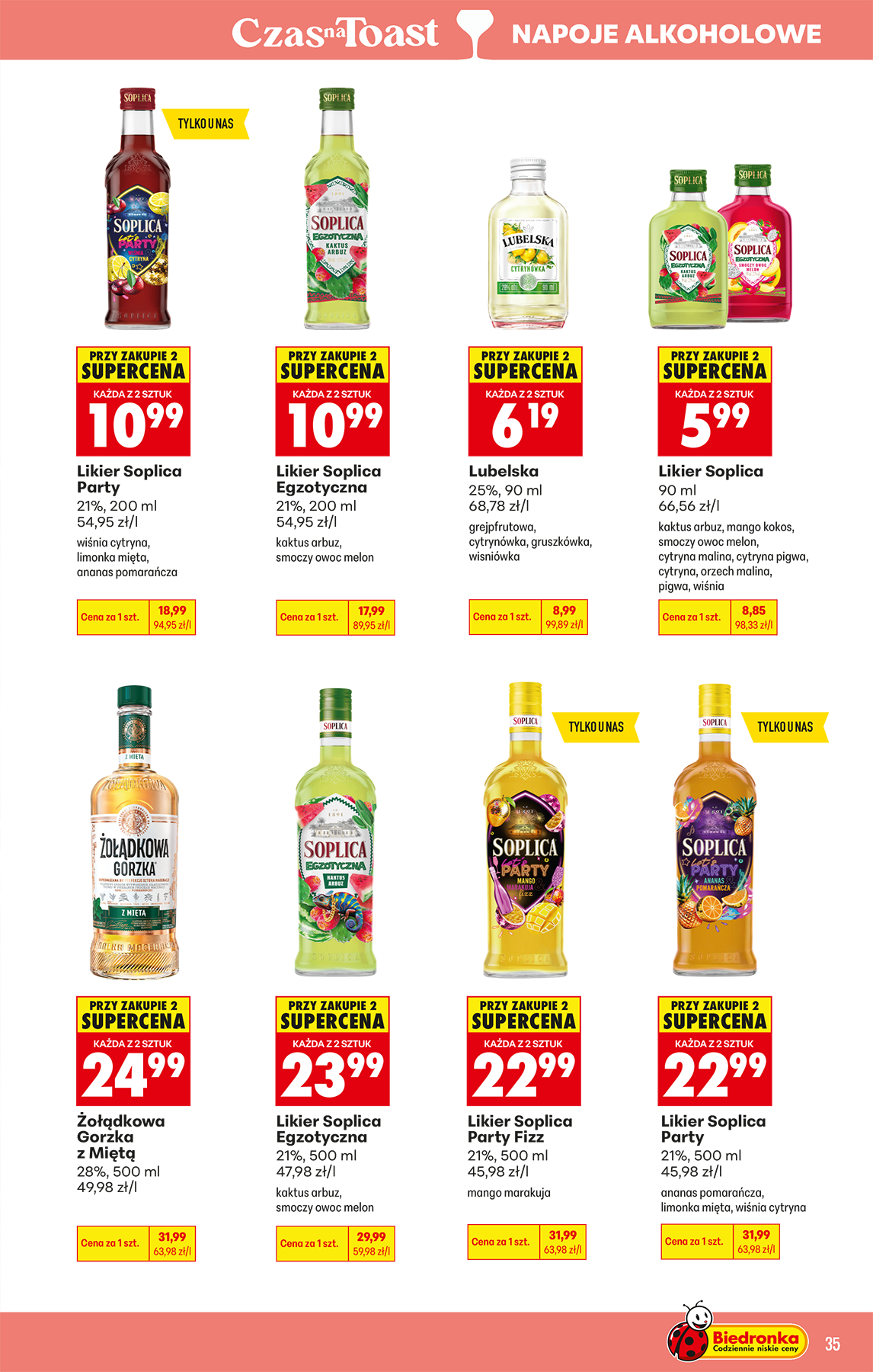 biedronka - Aktualna gazetka Biedronka - Czas na toast ważna od 27.07.2026 do 08.08.2026 - page: 35