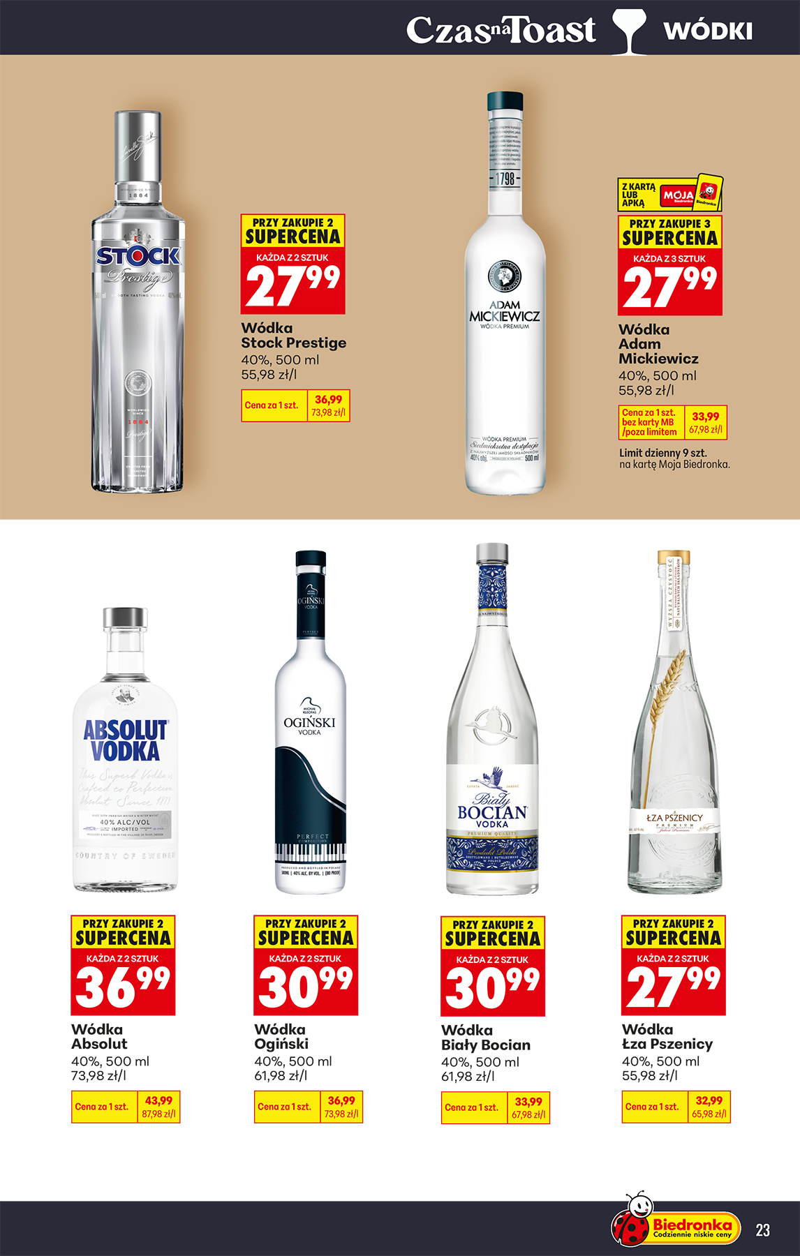 biedronka - Aktualna gazetka Biedronka - Czas na toast ważna od 27.07.2026 do 08.08.2026 - page: 23