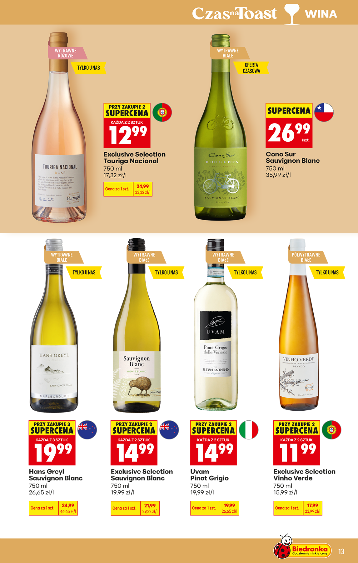 biedronka - Aktualna gazetka Biedronka - Czas na toast ważna od 27.07.2026 do 08.08.2026 - page: 13