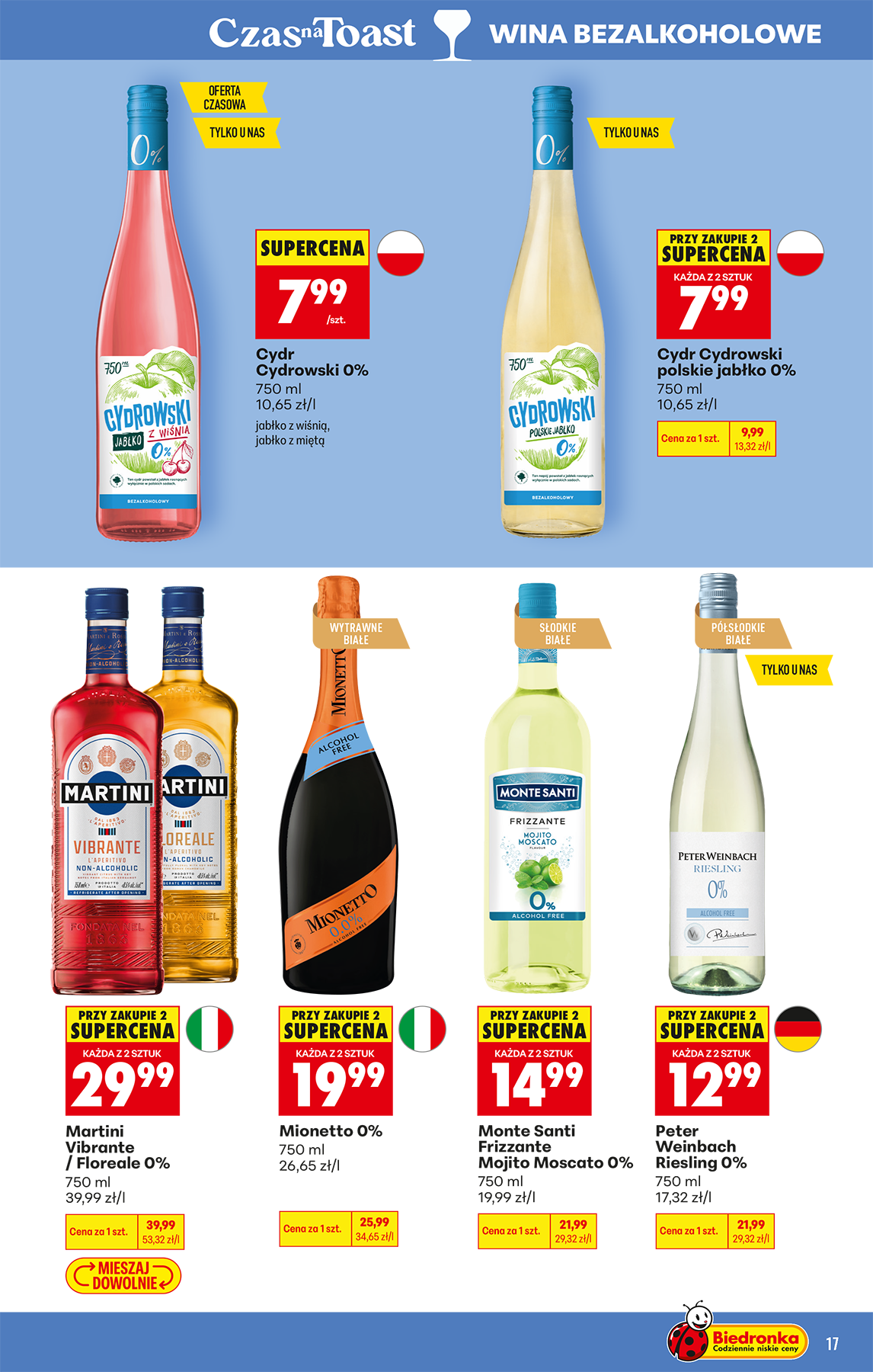 biedronka - Aktualna gazetka Biedronka - Czas na toast ważna od 27.07.2026 do 08.08.2026 - page: 17