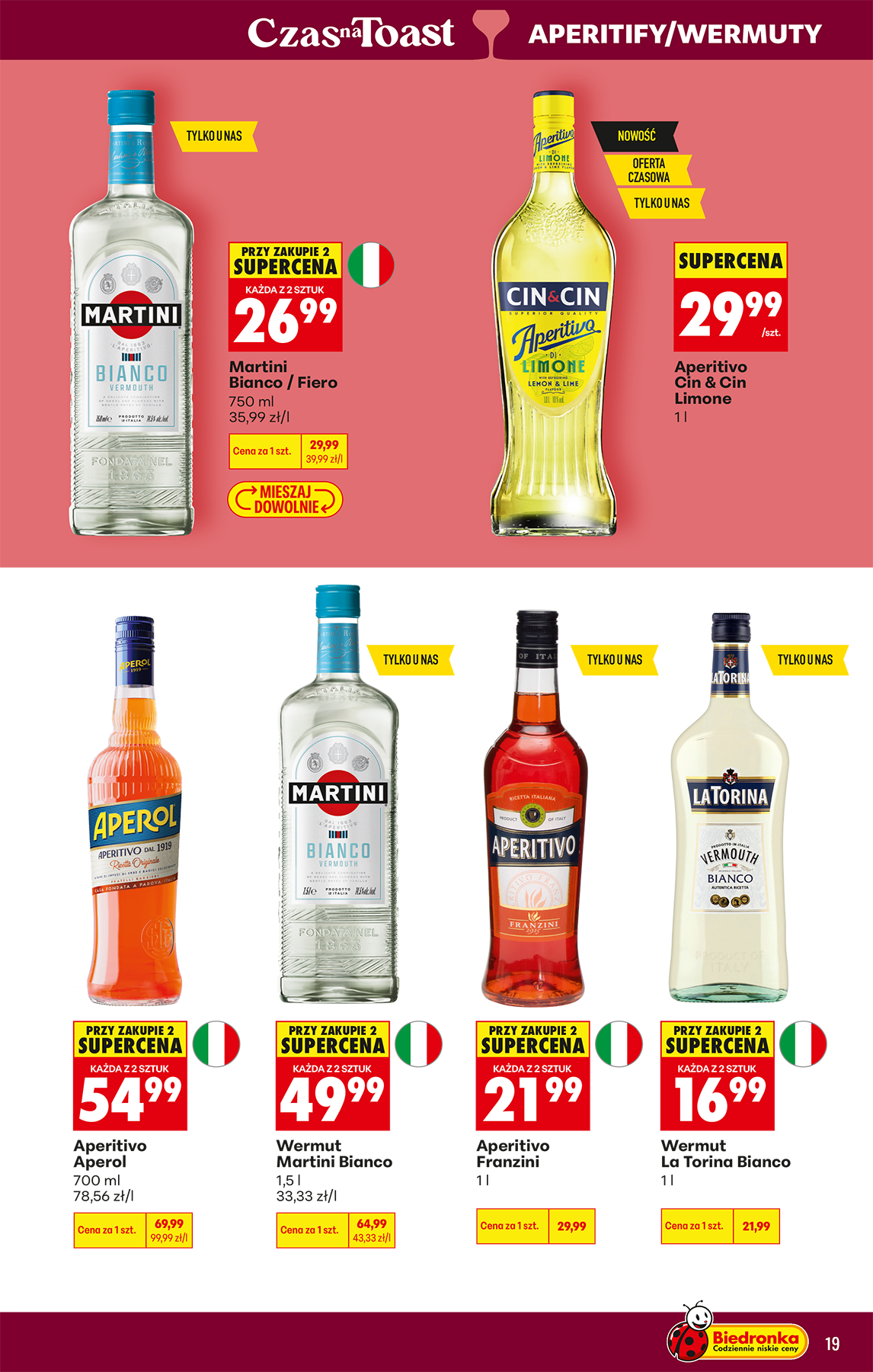biedronka - Aktualna gazetka Biedronka - Czas na toast ważna od 27.07.2026 do 08.08.2026 - page: 19