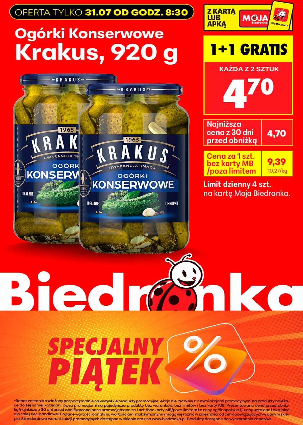 biedronka - Aktualna gazetka Biedronka - Okazje ważna od 31.07.2026 - 31.07.2026 - page: 8