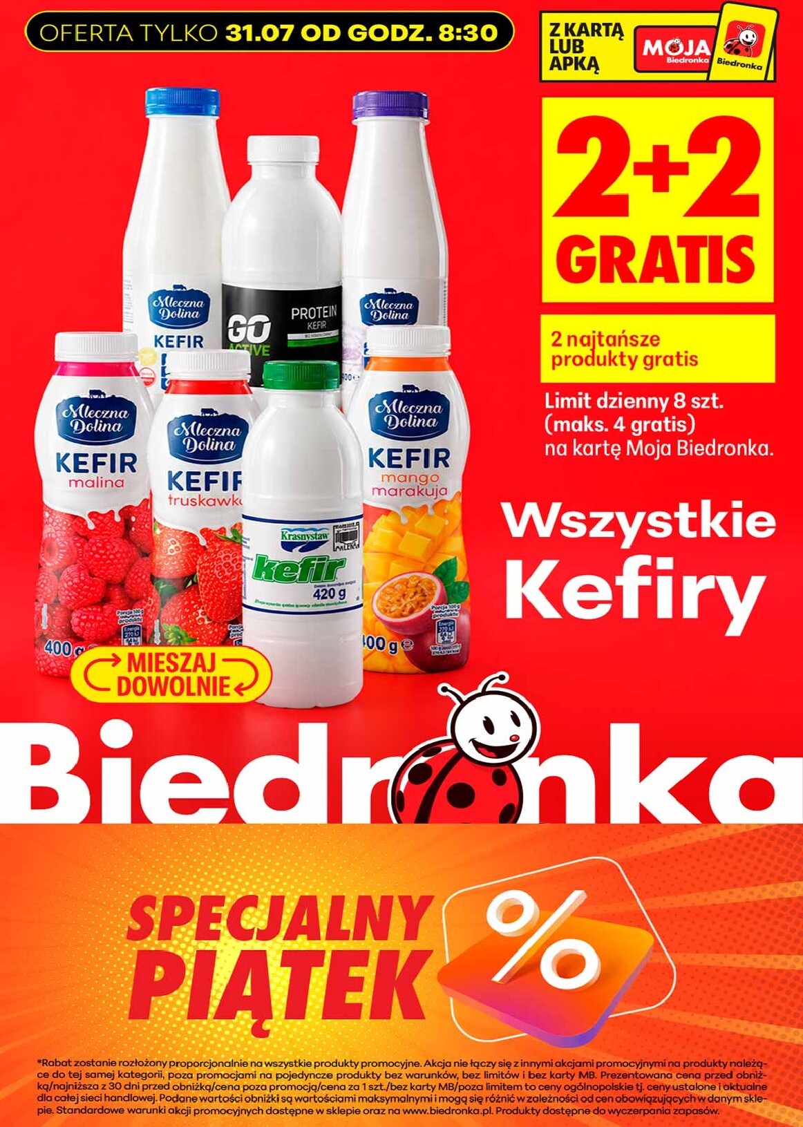 biedronka - Aktualna gazetka Biedronka - Okazje ważna od 31.07.2026 - 31.07.2026