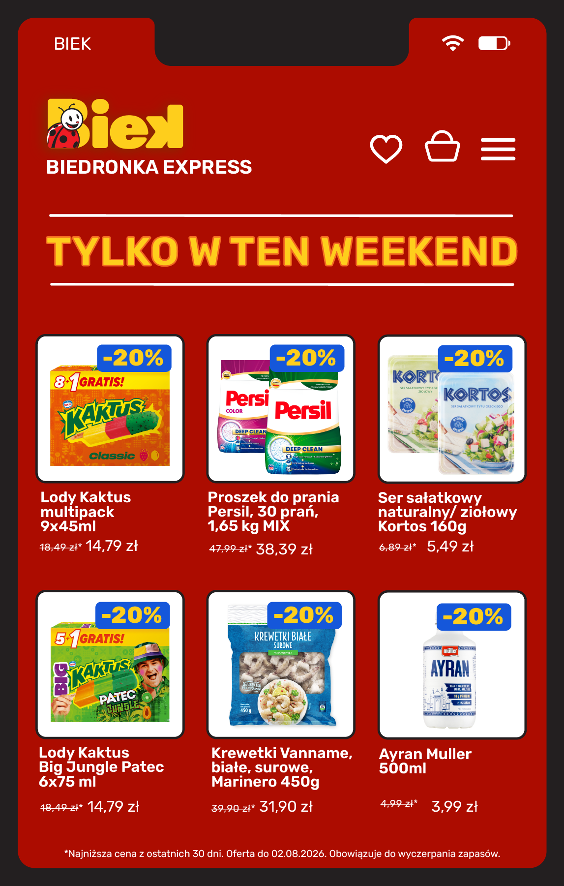 biedronka - Aktualna gazetka Biedronka - BIEK ważna od 31.07.2026 do 02.08.2026 - page: 7