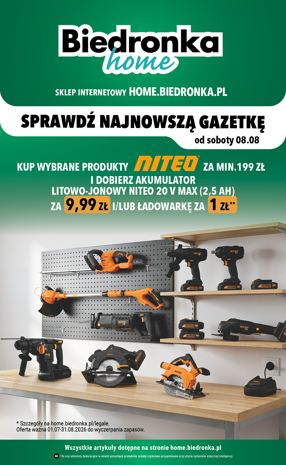 biedronka - Aktualna gazetka Biedronka - Home ważna od 08.08.2026 do 31.08.2026