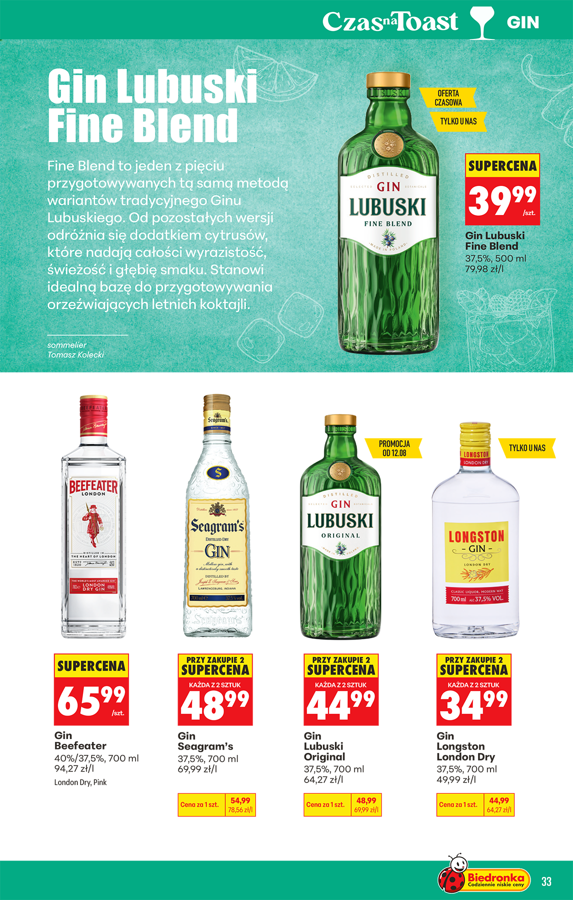 biedronka - Aktualna gazetka Biedronka - Alkohol ważna od 10.08.2026 do 22.08.2026 - page: 33