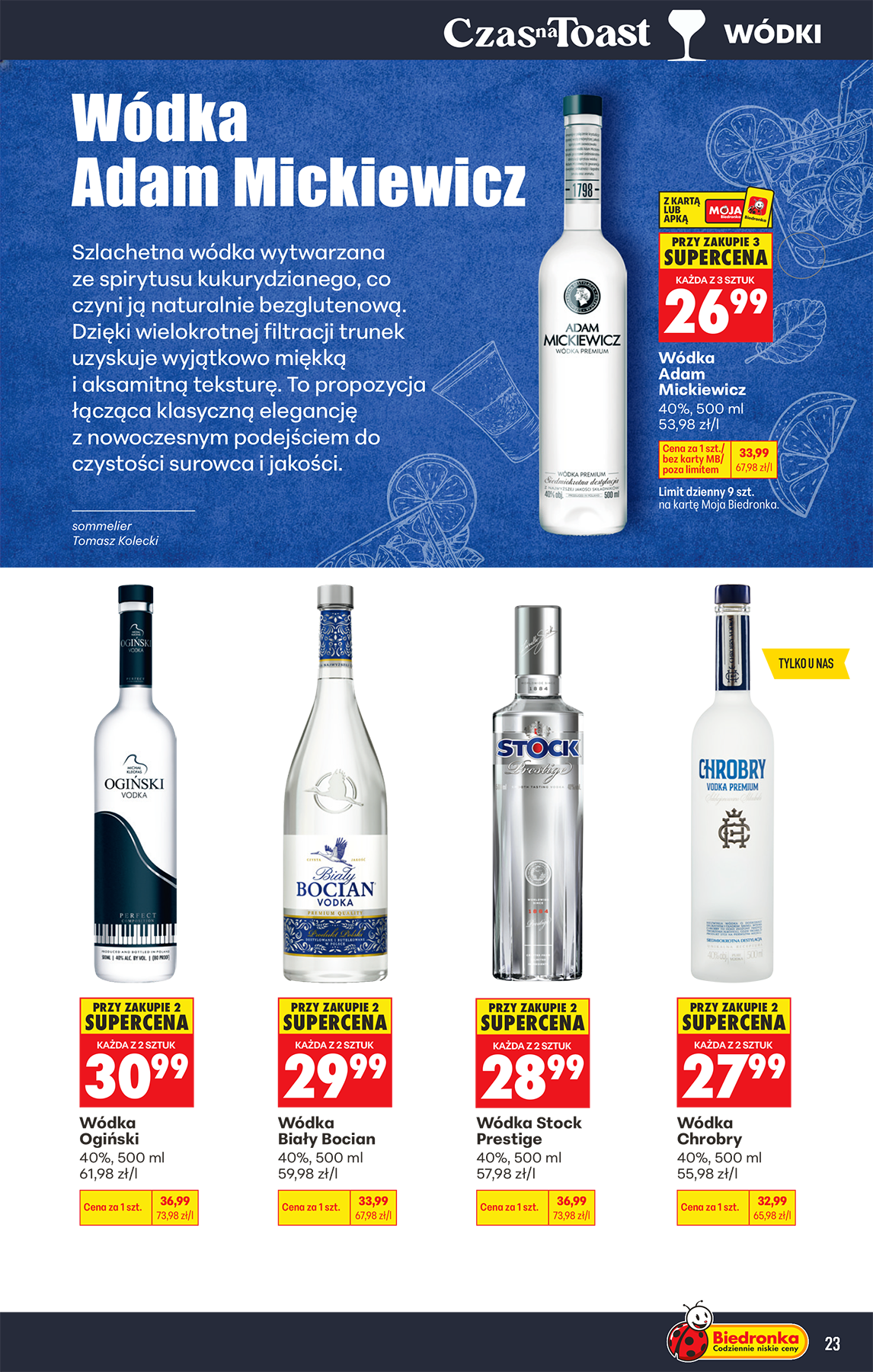 biedronka - Aktualna gazetka Biedronka - Alkohol ważna od 10.08.2026 do 22.08.2026 - page: 23