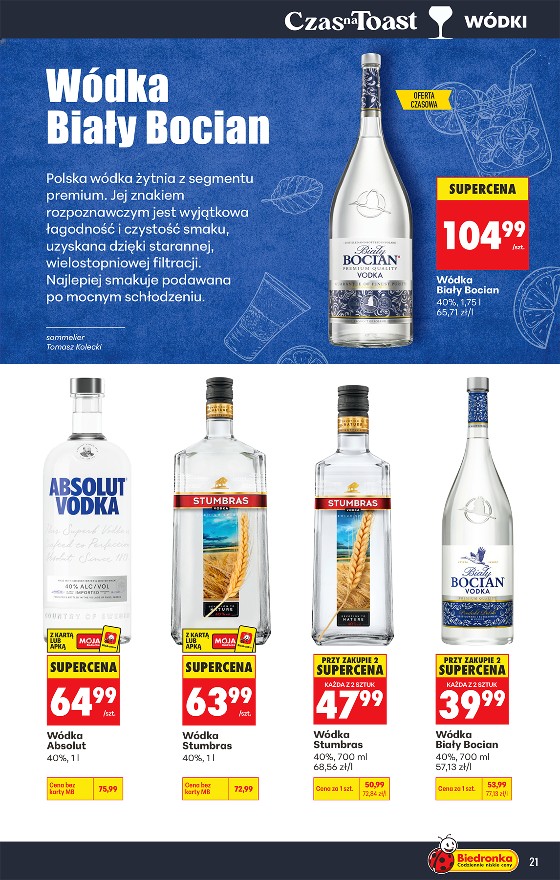 biedronka - Aktualna gazetka Biedronka - Alkohol ważna od 10.08.2026 do 22.08.2026 - page: 21