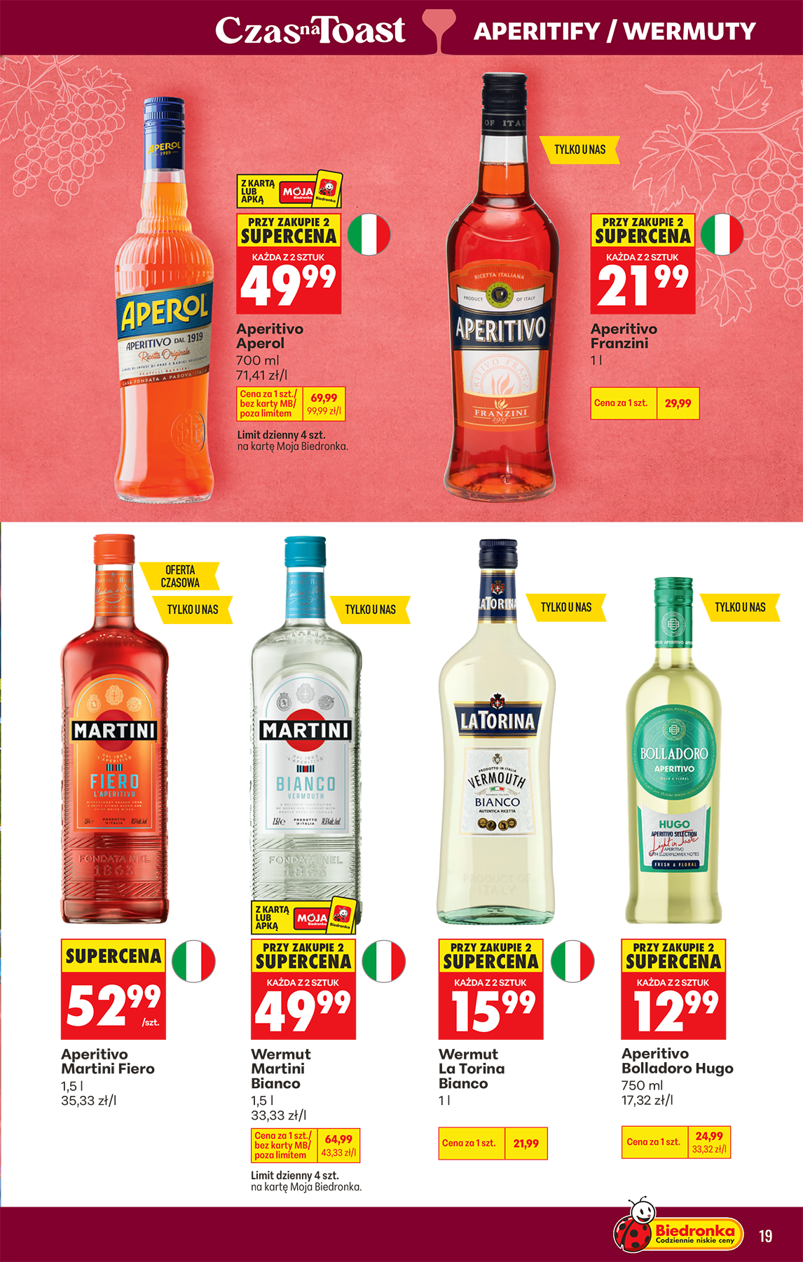 biedronka - Aktualna gazetka Biedronka - Alkohol ważna od 10.08.2026 do 22.08.2026 - page: 19