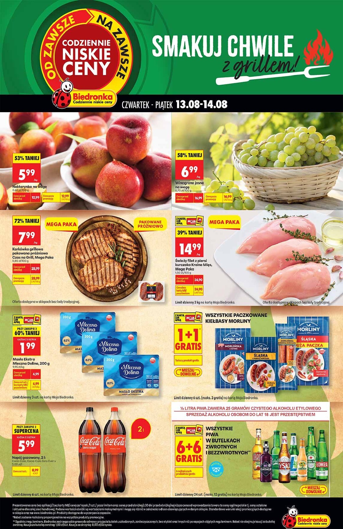 biedronka - Aktualna gazetka Biedronka ważna od 13.08.2026 do 14.08.2026