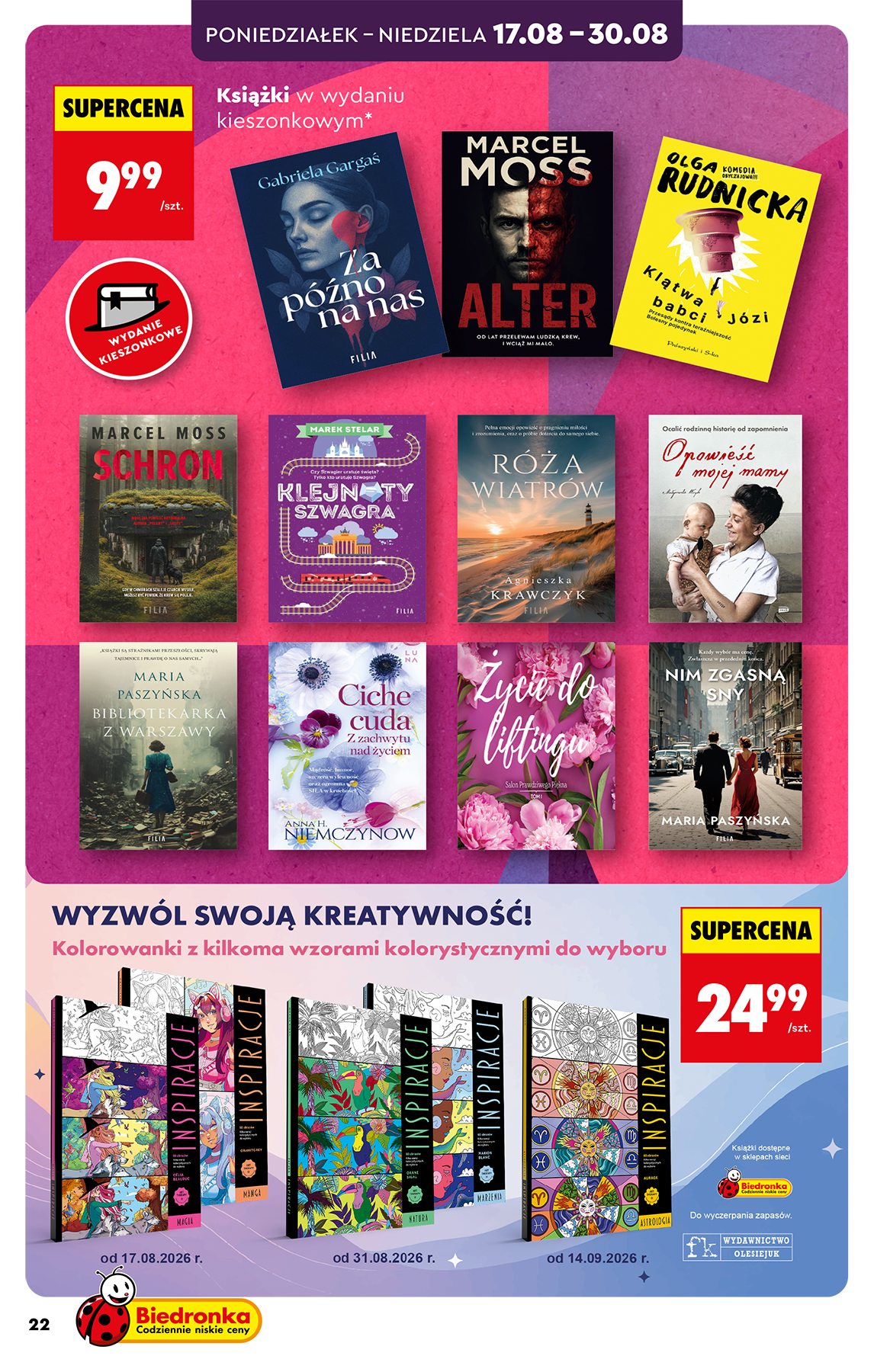 biedronka - Nowa gazetka Biedronka ważna od 17.08.2026 do 30.08.2026 - page: 22
