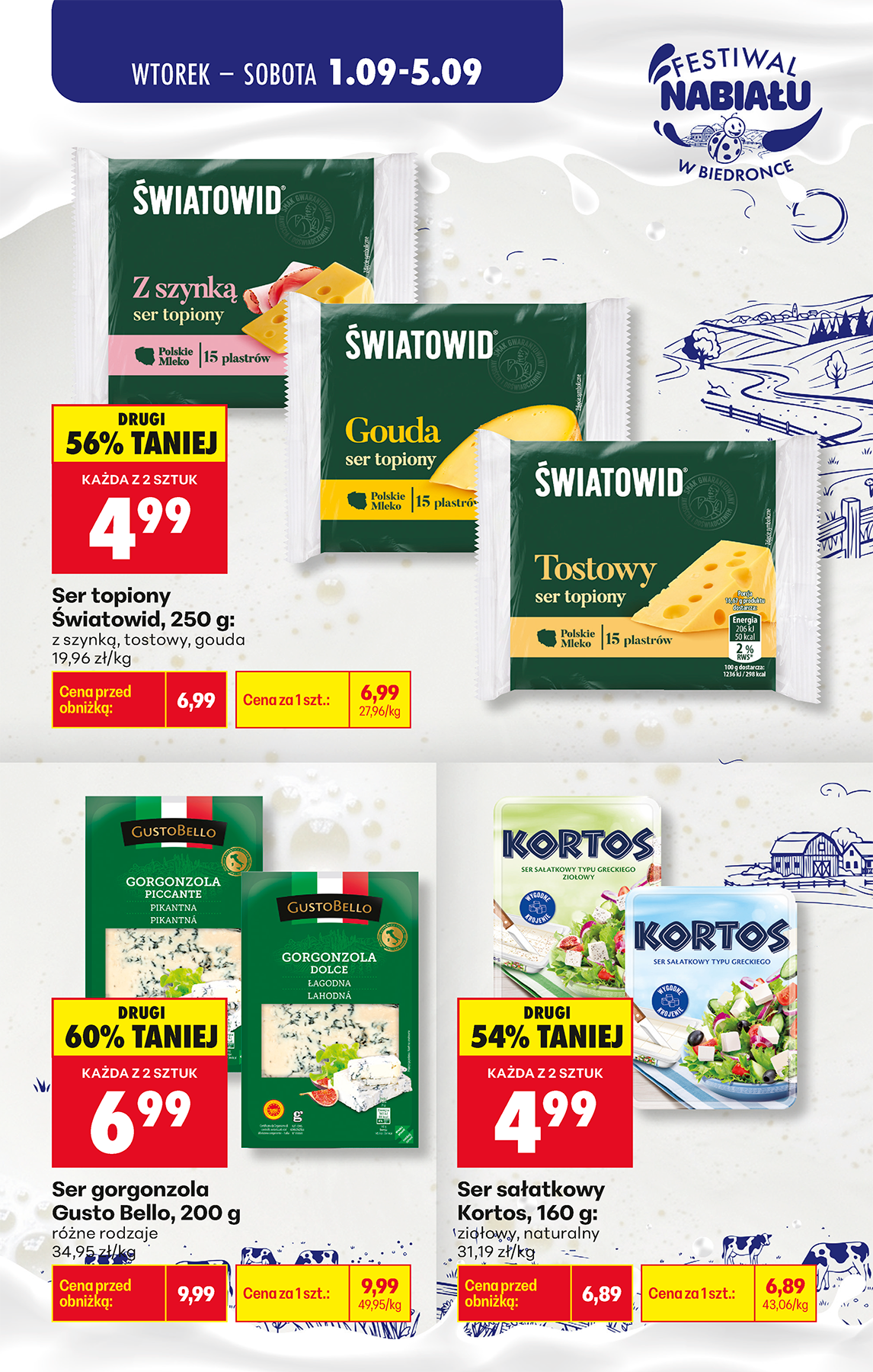 biedronka - Aktualna gazetka Biedronka - Festiwal nabiału ważna od 01.09.2026 do 05.09.2026 - page: 5