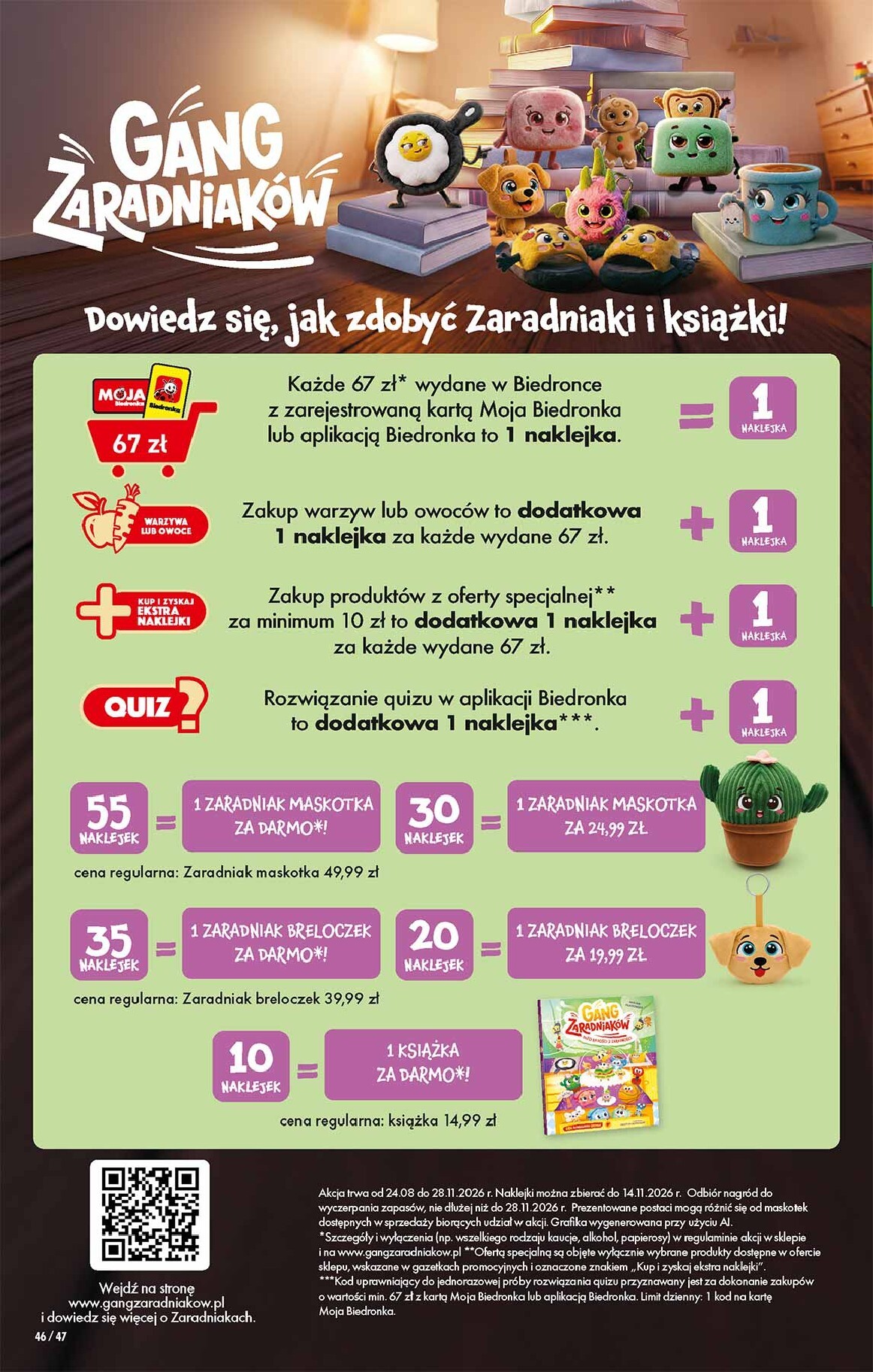 biedronka - Aktualna gazetka Biedronka - Gang Zaradniaków ważna od 07.09.2026 do 12.09.2026
