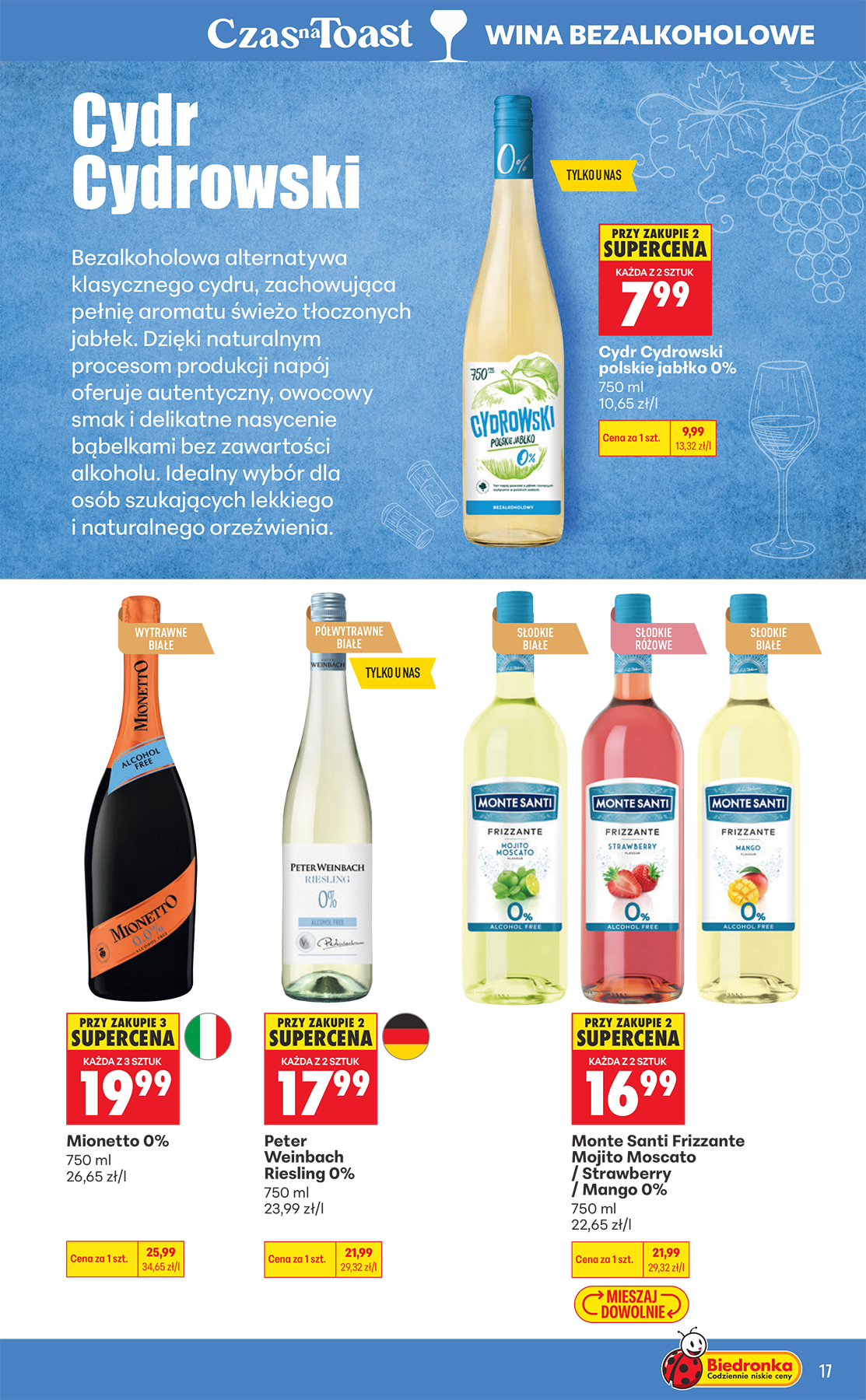 biedronka - Aktualna gazetka Biedronka - Czas na toast ważna od 07.09.2026 do 19.09.2026 - page: 17