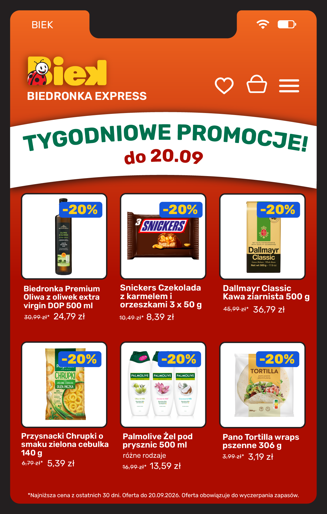 biedronka - Aktualna gazetka Biedronka ważna od 01.09.2026 do 20.09.2026 - page: 3