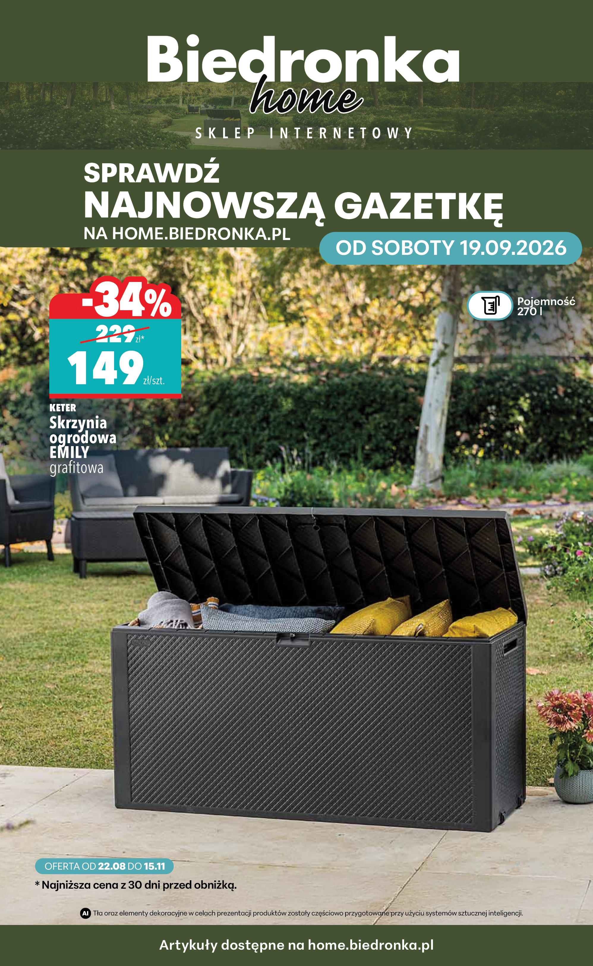 biedronka - Aktualna gazetka Biedronka - Home ważna od 19.09.2026 do 30.09.2026