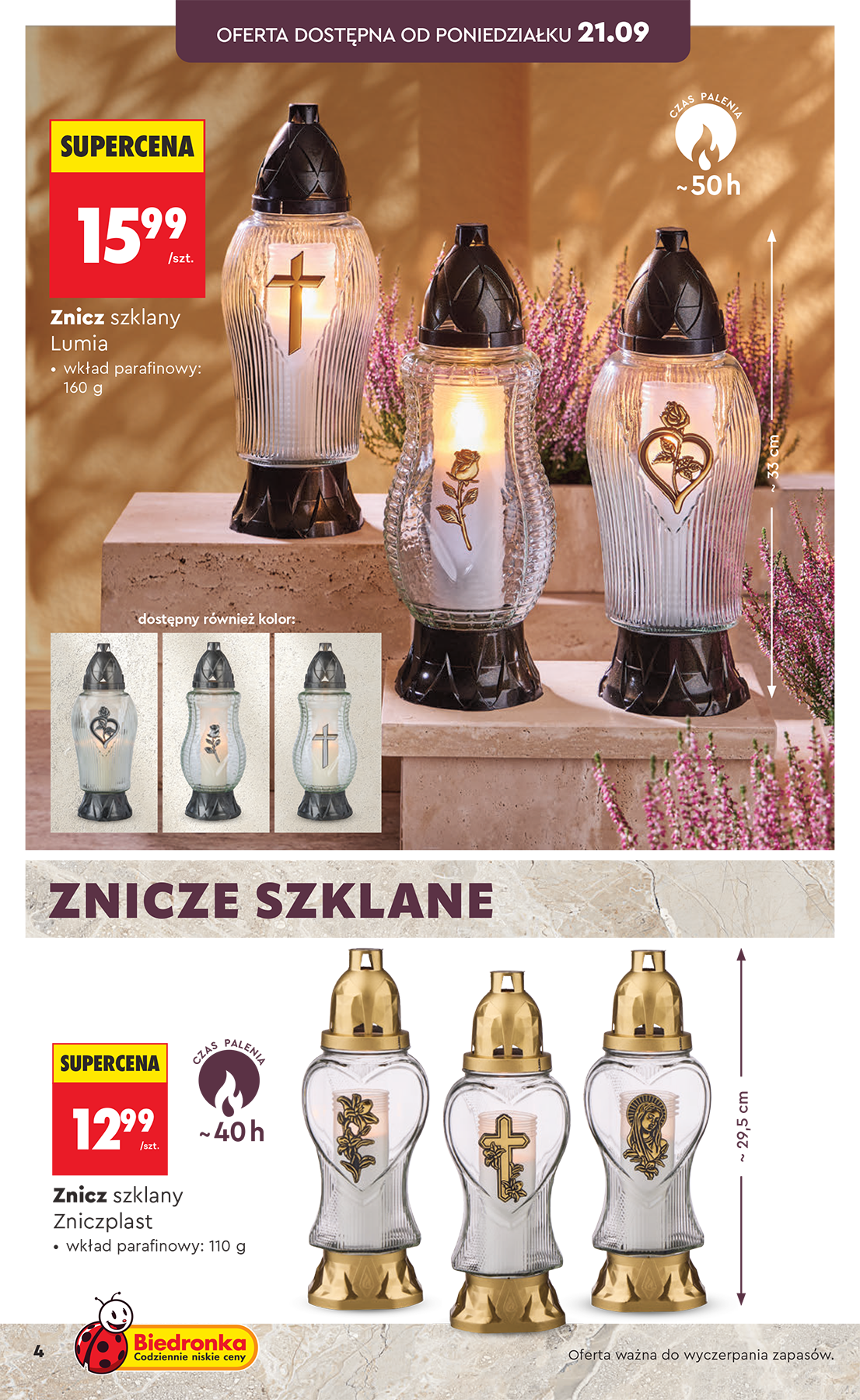 biedronka - Aktualna gazetka Biedronka - Znicze ważna od 21.09.2026 do 30.09.2026 - page: 4