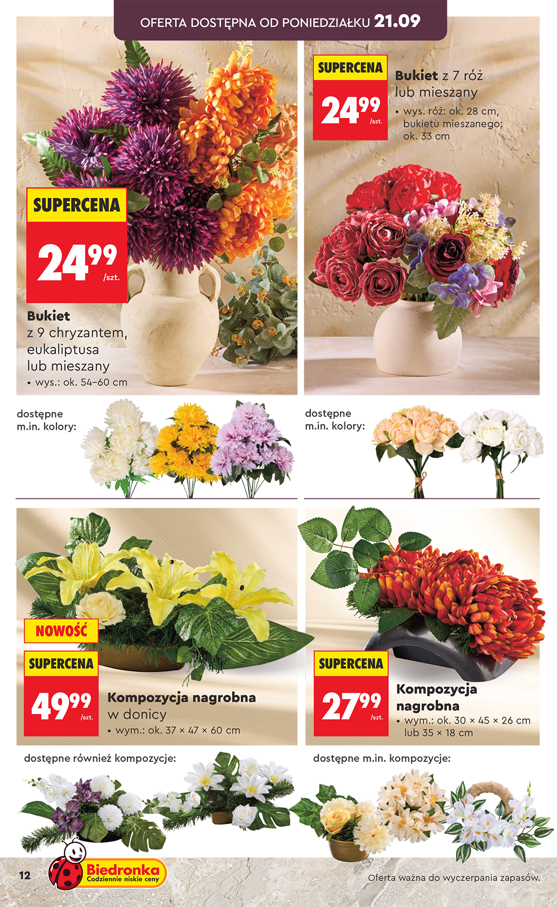 biedronka - Aktualna gazetka Biedronka - Znicze ważna od 21.09.2026 do 30.09.2026 - page: 12