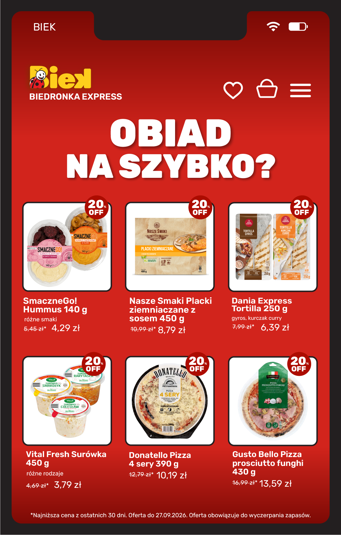 biedronka - Aktualna gazetka Biedronka - BIEK ważna od 25.09.2026 do 27.09.2026 - page: 26