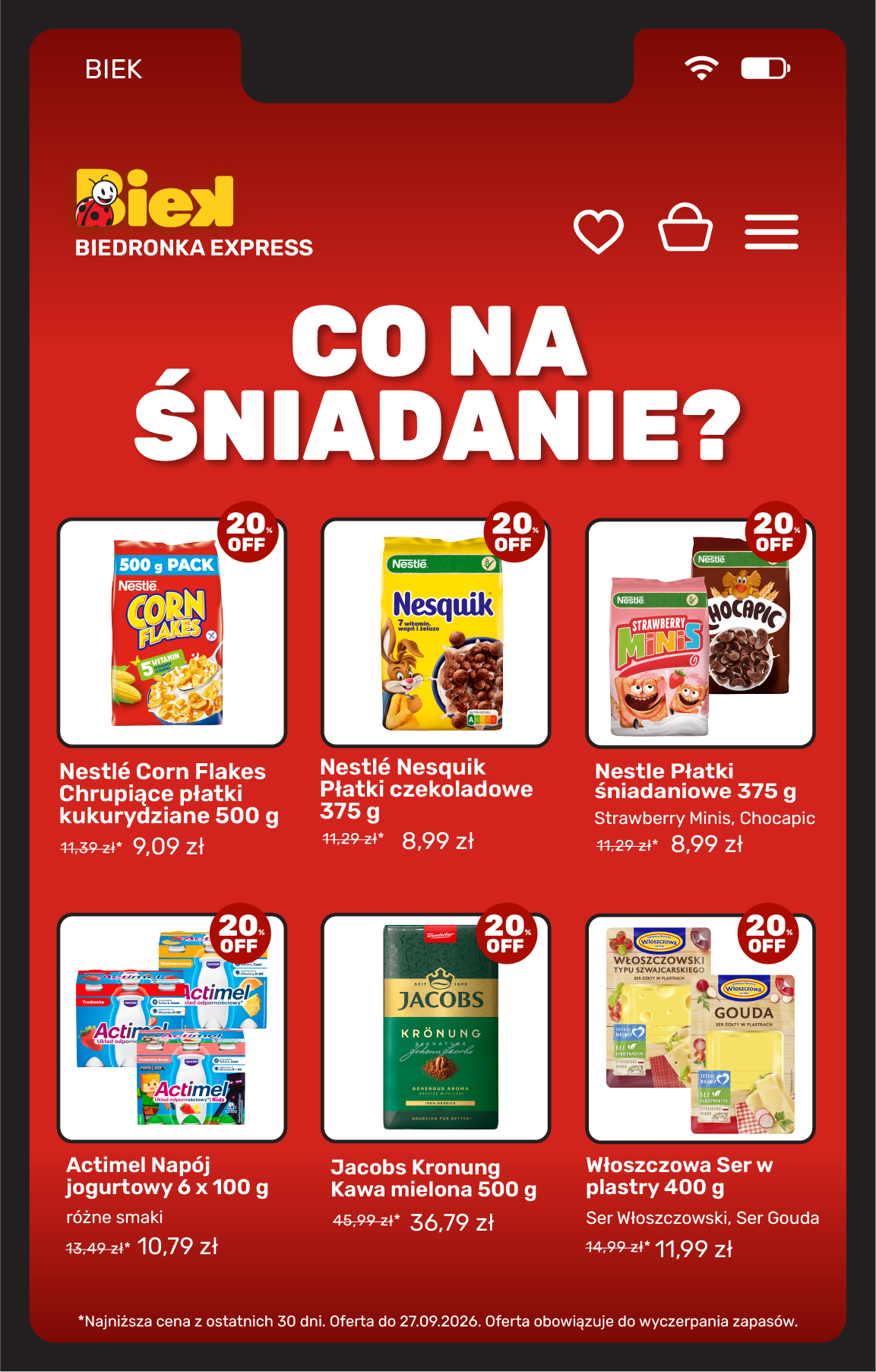biedronka - Aktualna gazetka Biedronka - BIEK ważna od 25.09.2026 do 27.09.2026 - page: 12