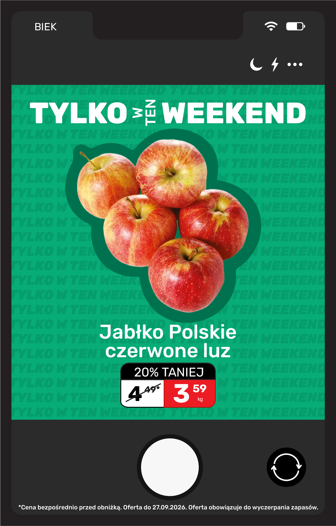 biedronka - Aktualna gazetka Biedronka - BIEK ważna od 25.09.2026 do 27.09.2026 - page: 22