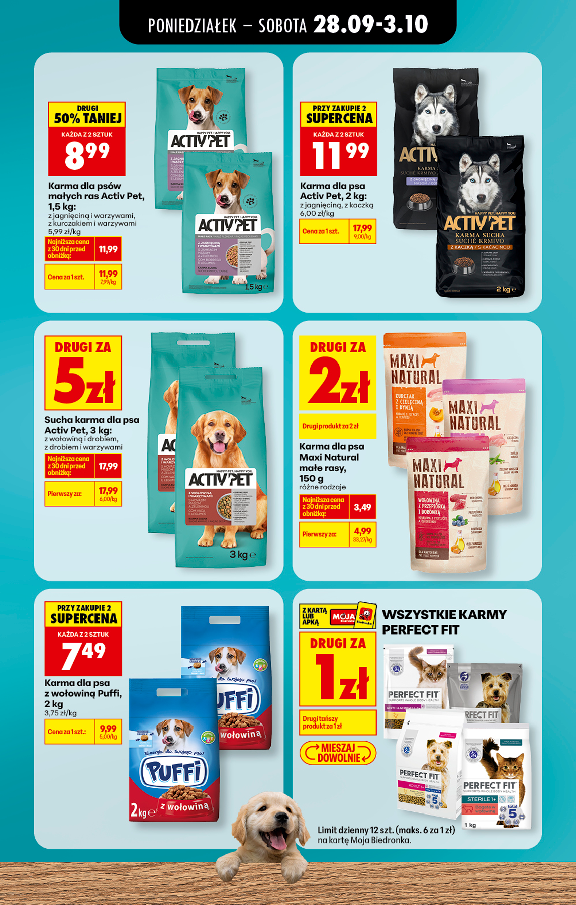 biedronka - Nowa gazetka Biedronka - Petfood ważna od 28.09.2026 do 03.10.2026 - page: 3