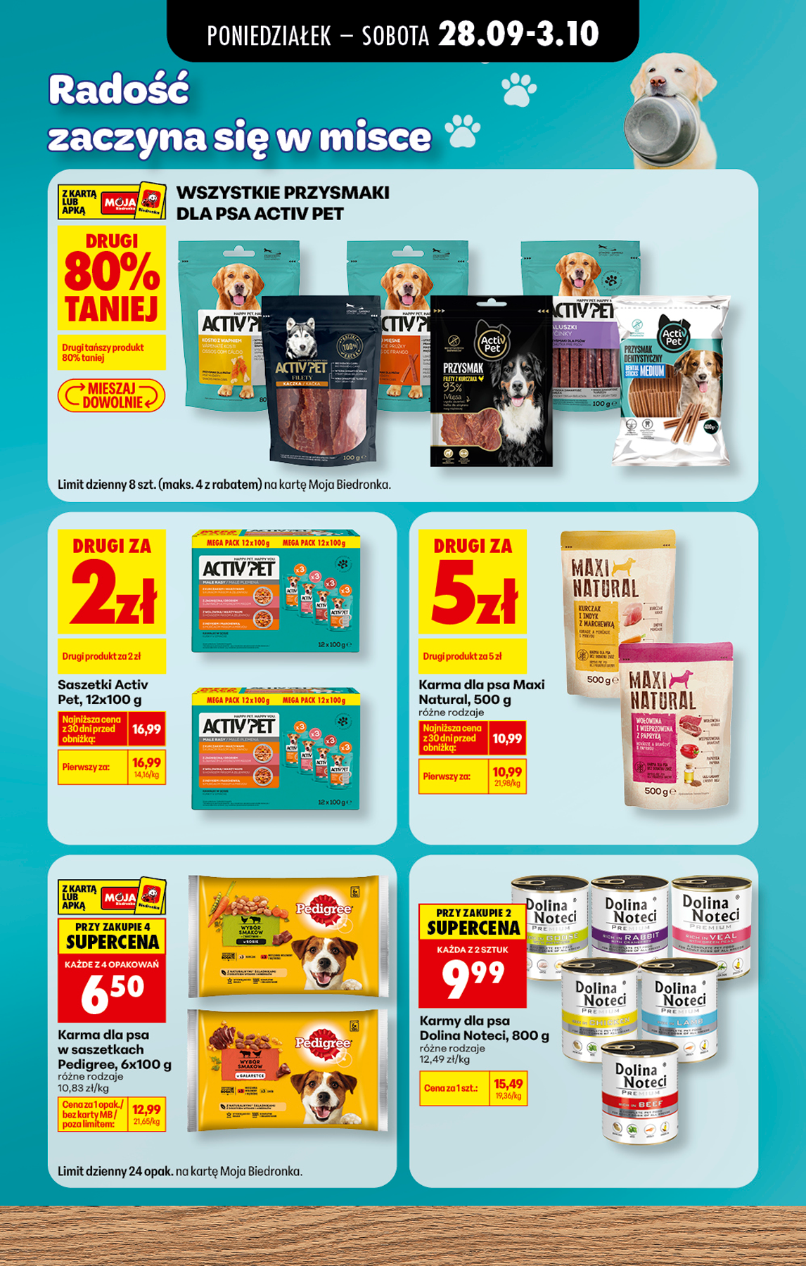 biedronka - Nowa gazetka Biedronka - Petfood ważna od 28.09.2026 do 03.10.2026 - page: 2