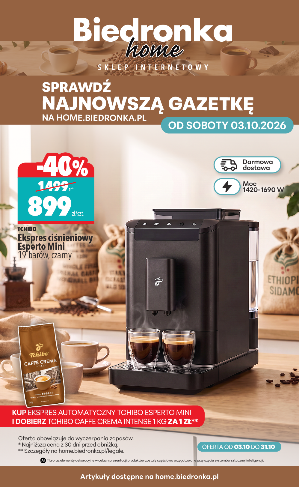 biedronka - Aktualna gazetka Biedronka ważna od 01.10.2026 do 31.10.2026