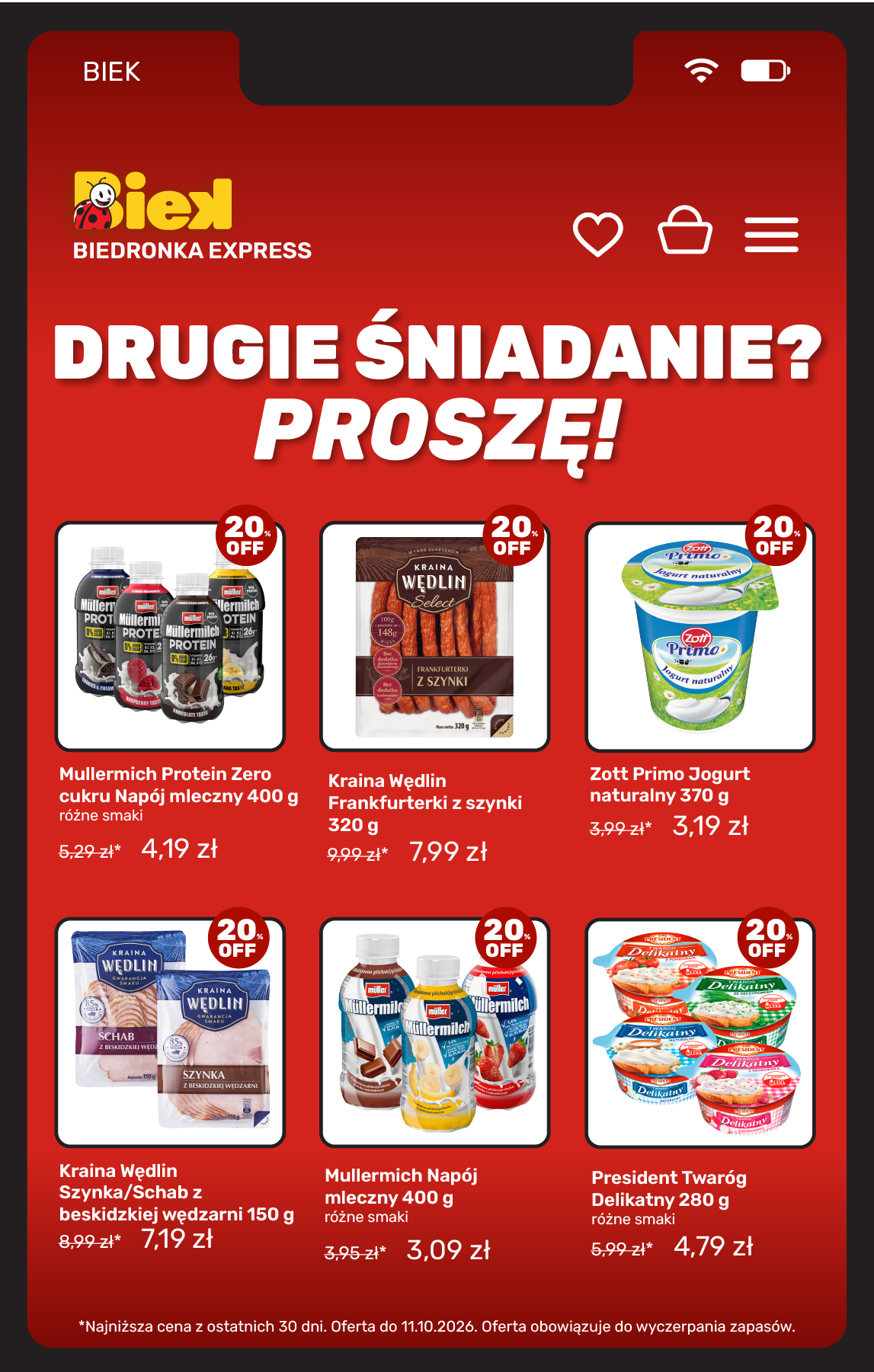 biedronka - Aktualna gazetka Biedronka - BIEK ważna od 09.10.2026 do 11.10.2026 - page: 12