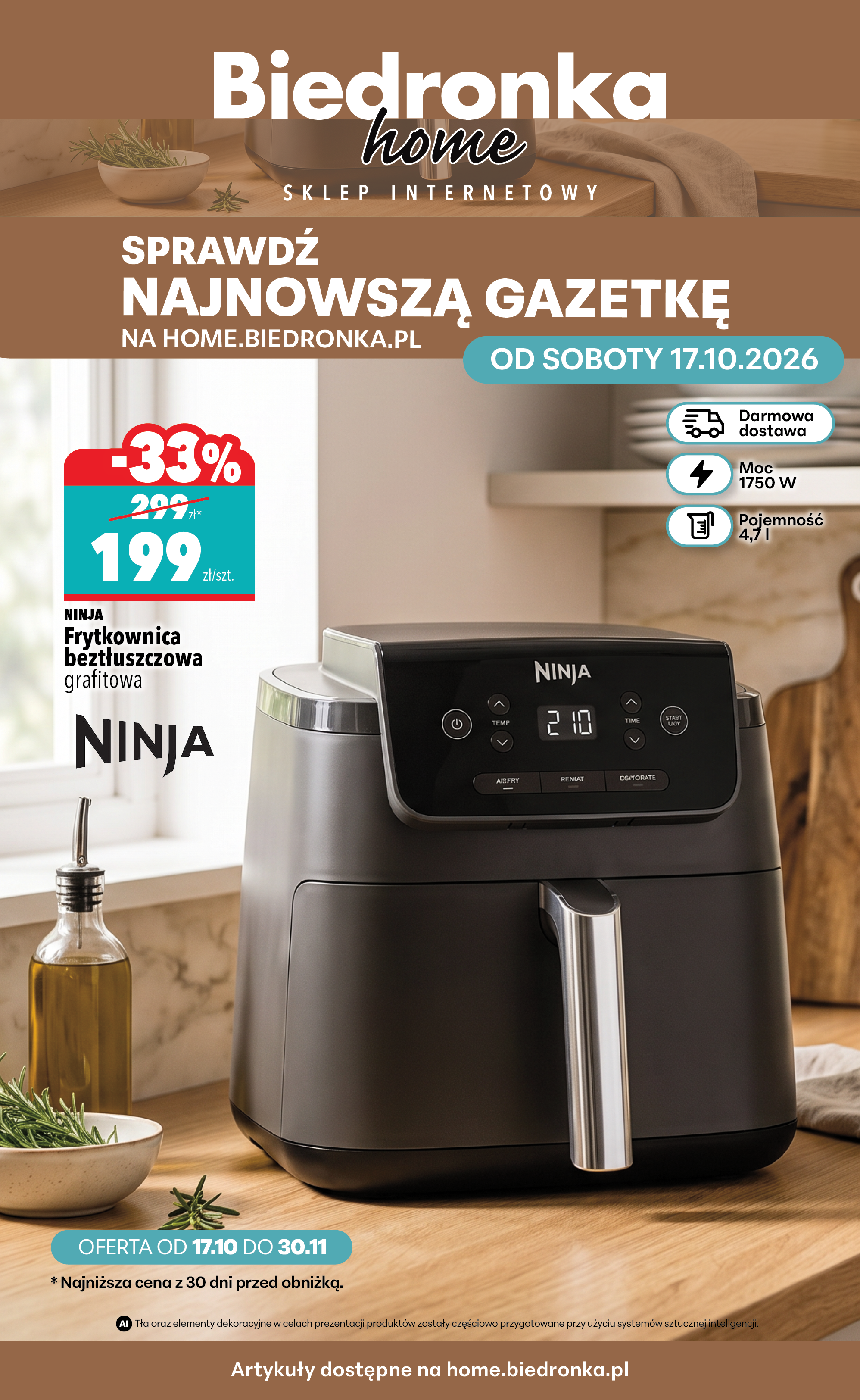 biedronka - Aktualna gazetka Biedronka - Home ważna od 17.10.2026 do 30.11.2026