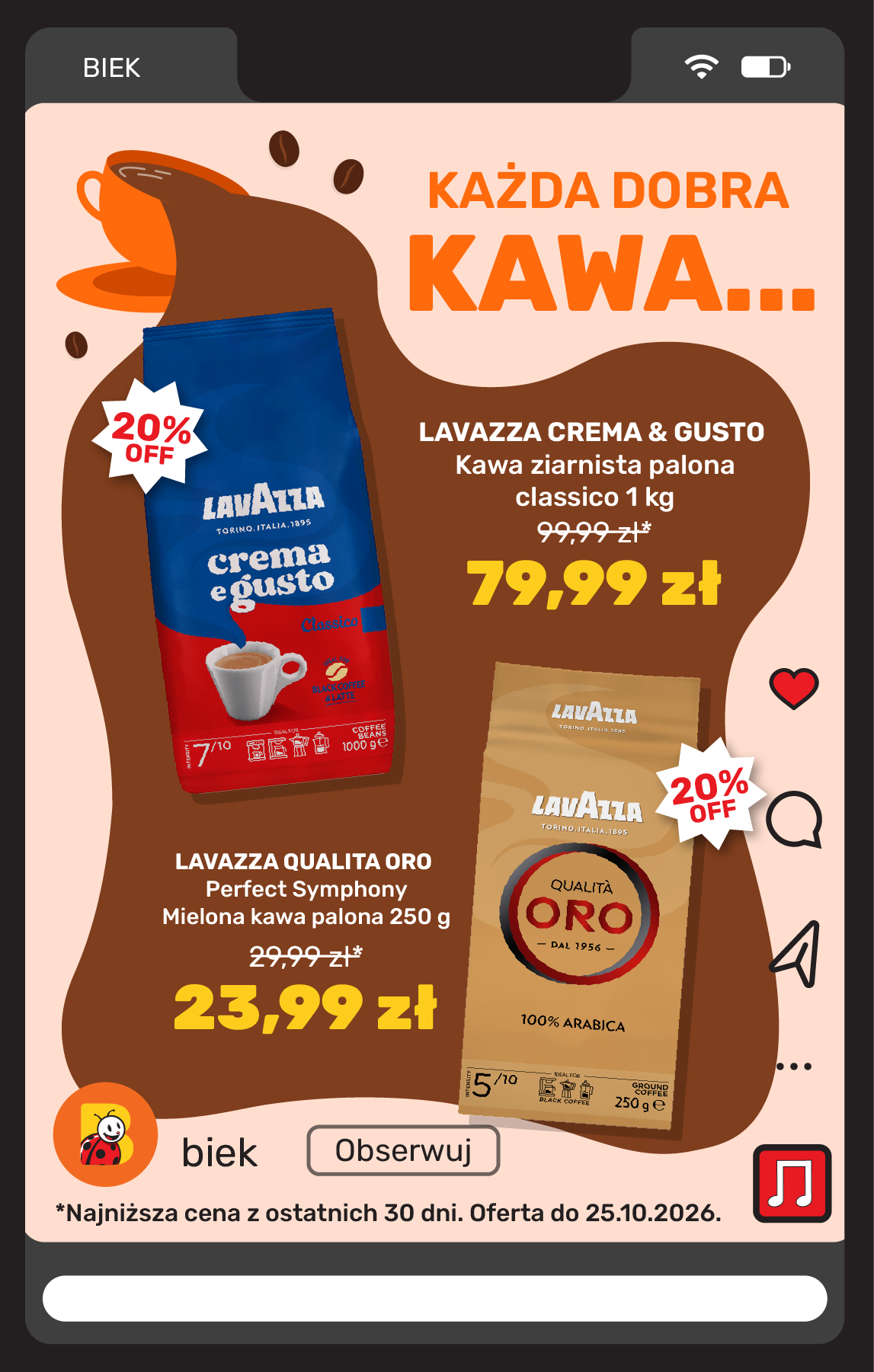 biedronka - Aktualna gazetka Biedronka - Biek ważna od 23.10.2026 do 25.10.2026 - page: 12