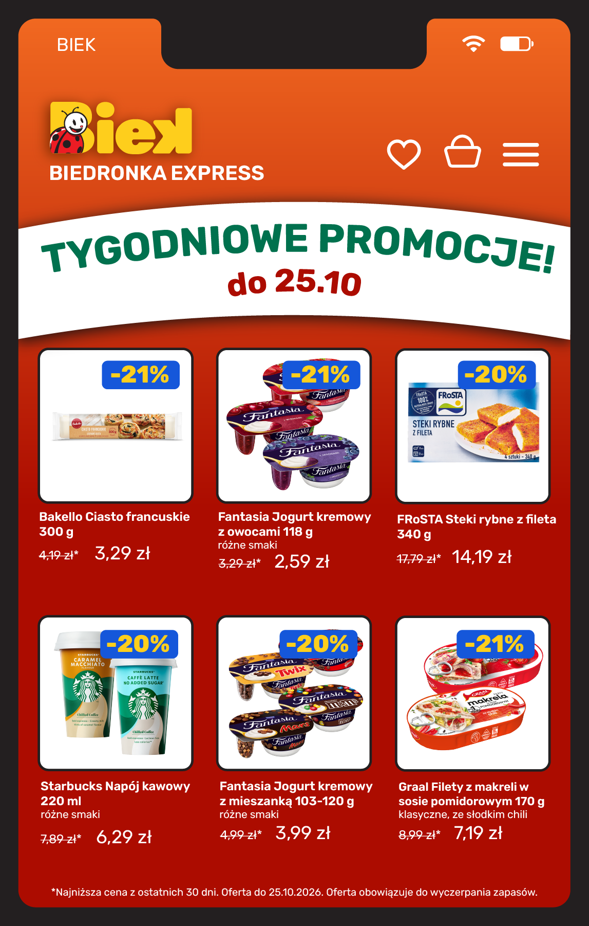 biedronka - Aktualna gazetka Biedronka - Biek ważna od 23.10.2026 do 25.10.2026 - page: 6