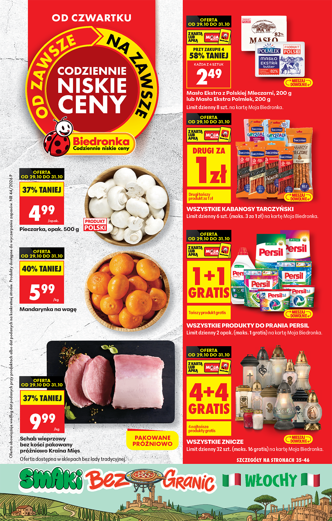 biedronka - Aktualna gazetka Biedronka ważna od 29.10.2026 do 04.11.2026