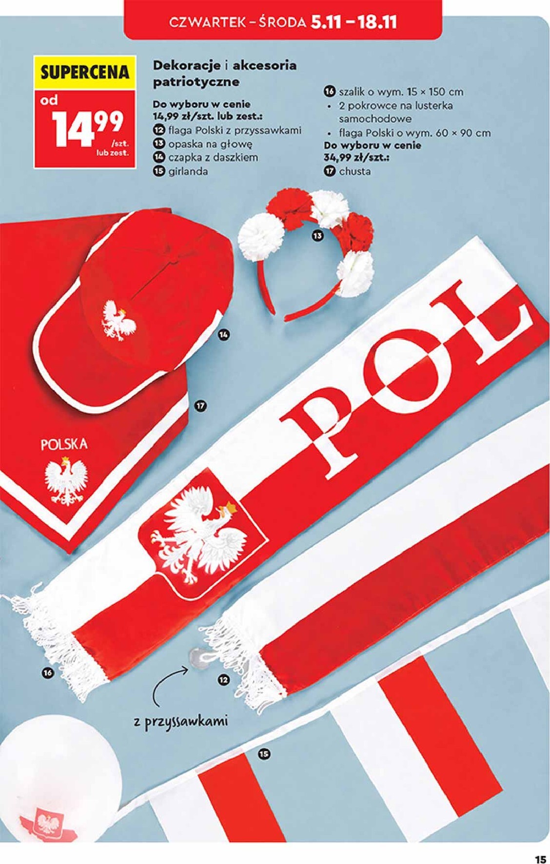 biedronka - Nowa gazetka Biedronka - Hity i inspiracje ważna od 02.11.2026 do 18.11.2026 - page: 15