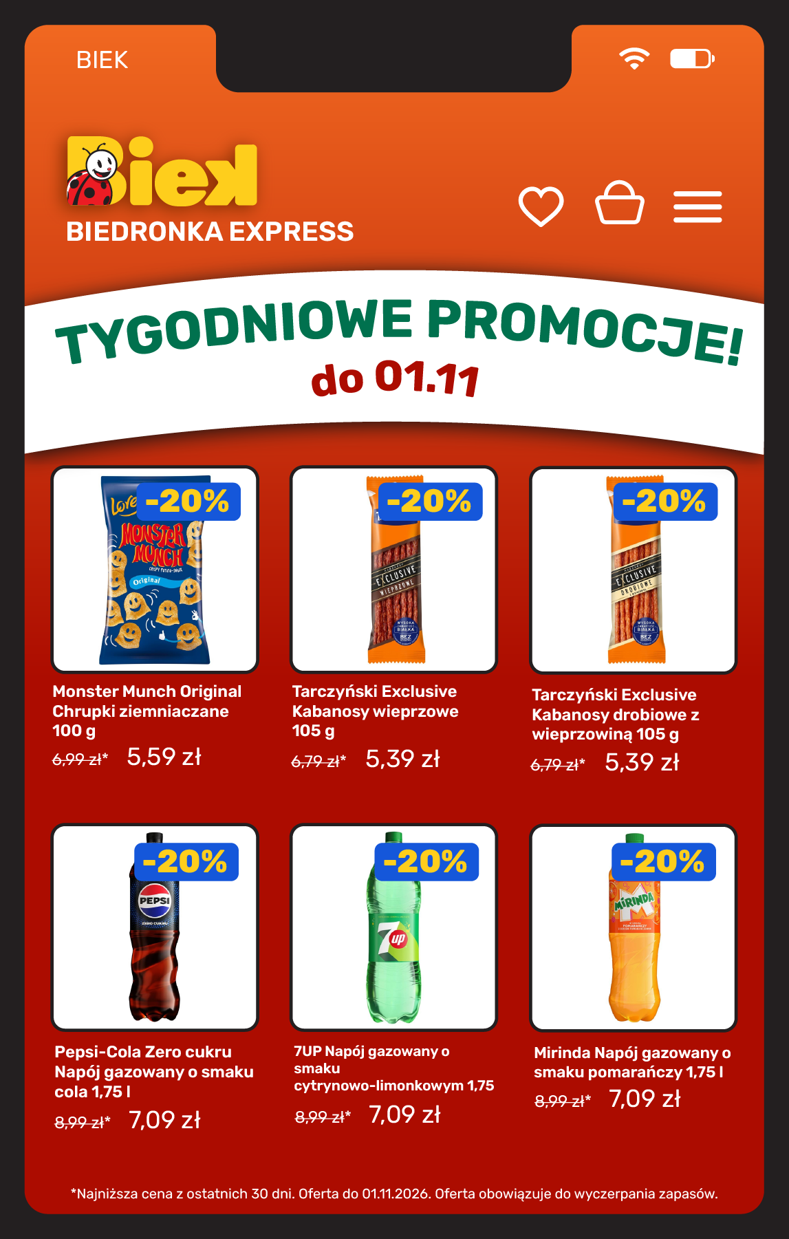 biedronka - Aktualna gazetka Biedronka - Biek ważna od 30.10.2026 do 01.11.2026 - page: 11
