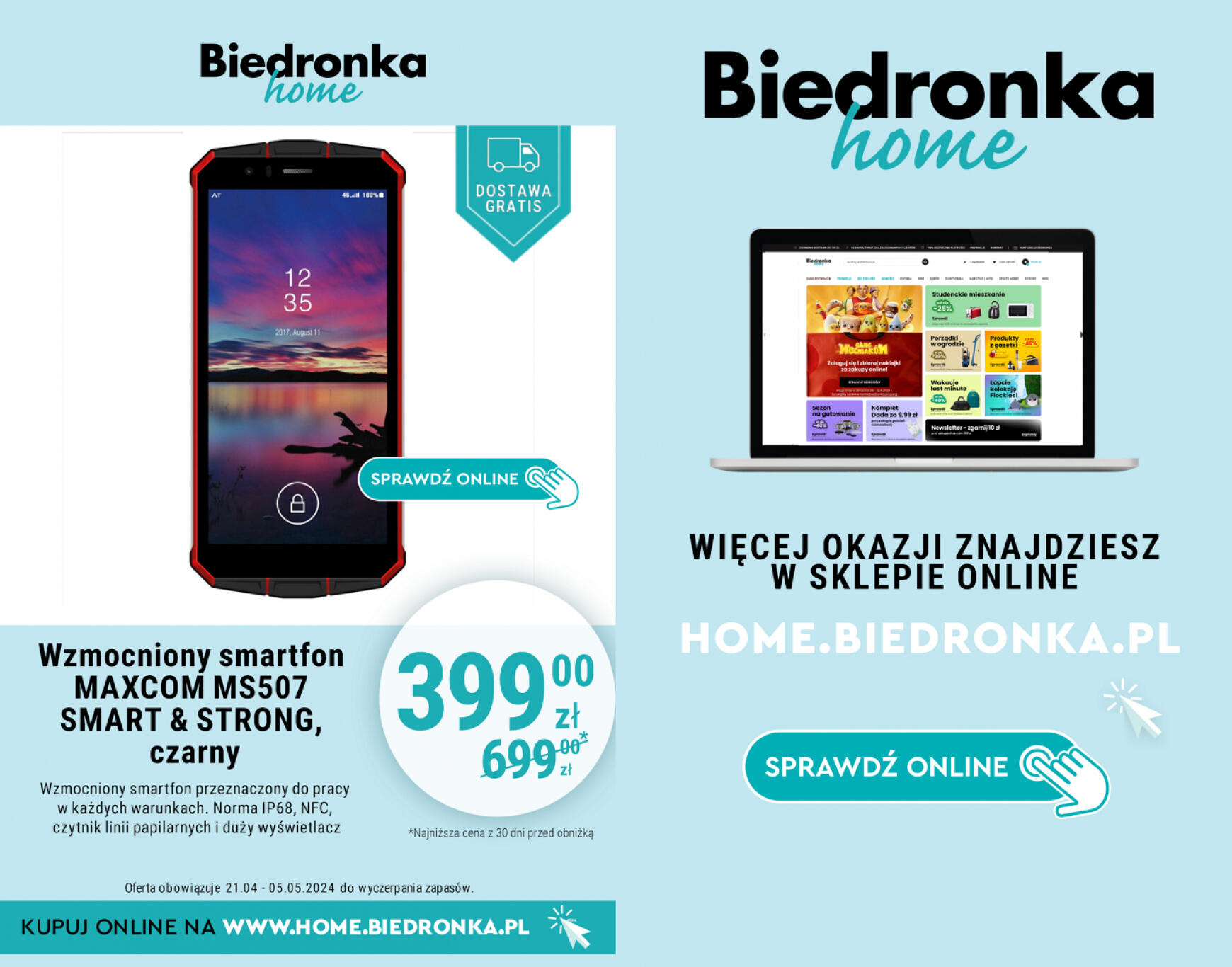 biedronka - Biedronka Home gazetka aktualna ważna od 21.04. - 05.05. - page: 7
