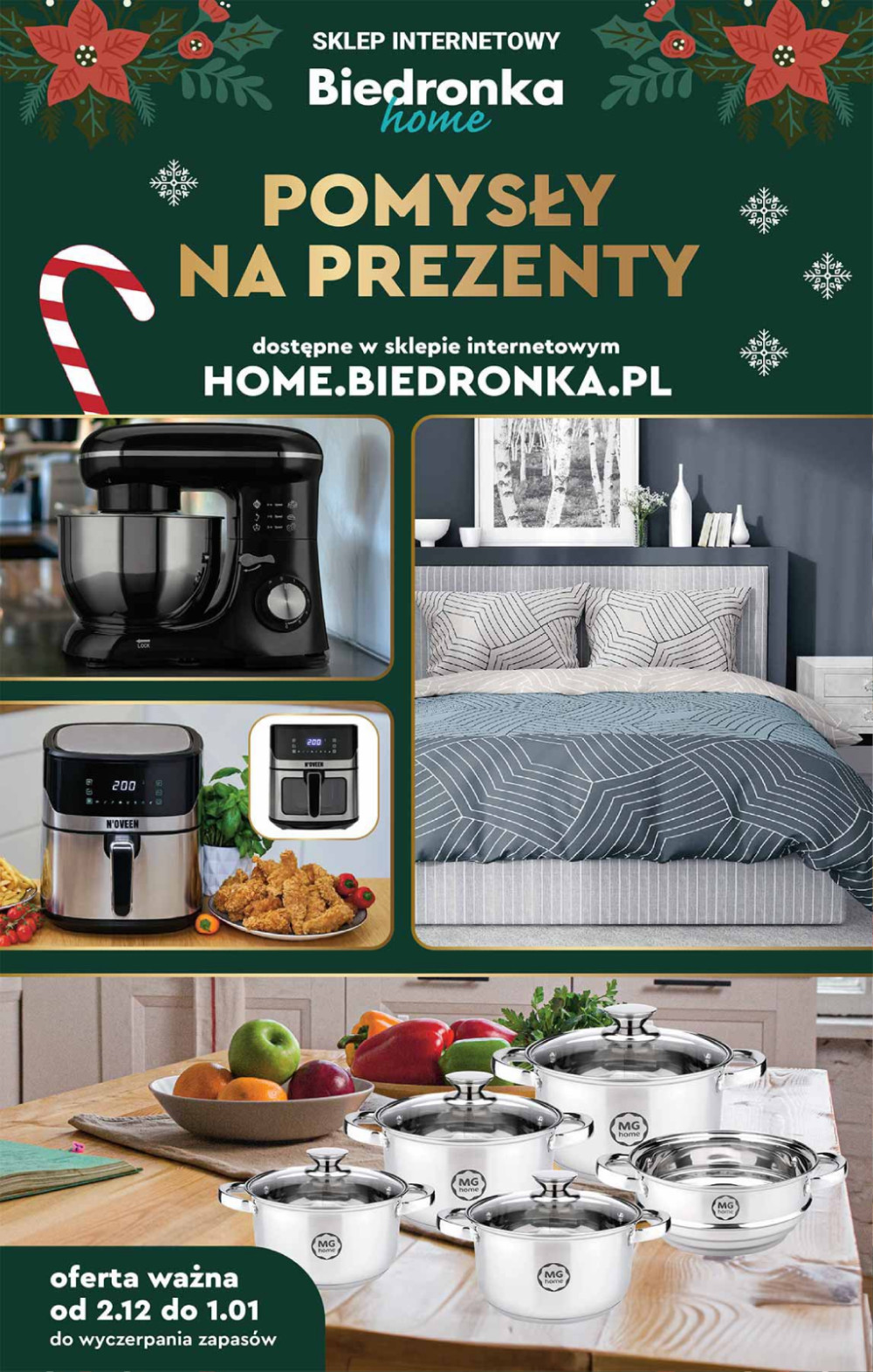 biedronka - Biedronka - Biedronka home gazetka ważna od 02.12. - 01.01.