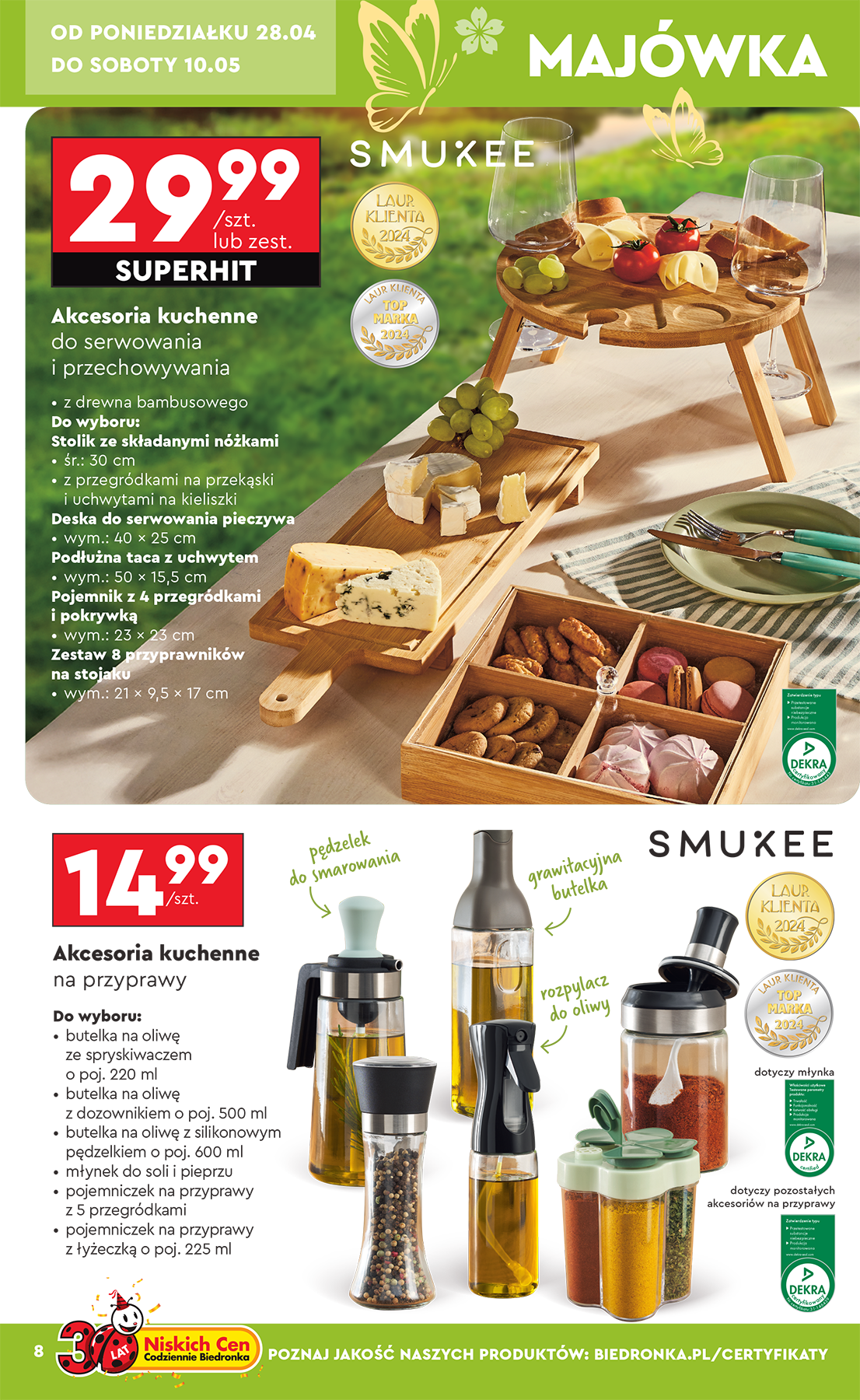 biedronka - Biedronka - Okazje tygodnia gazetka ważna od 26.04. - 14.05. - page: 8