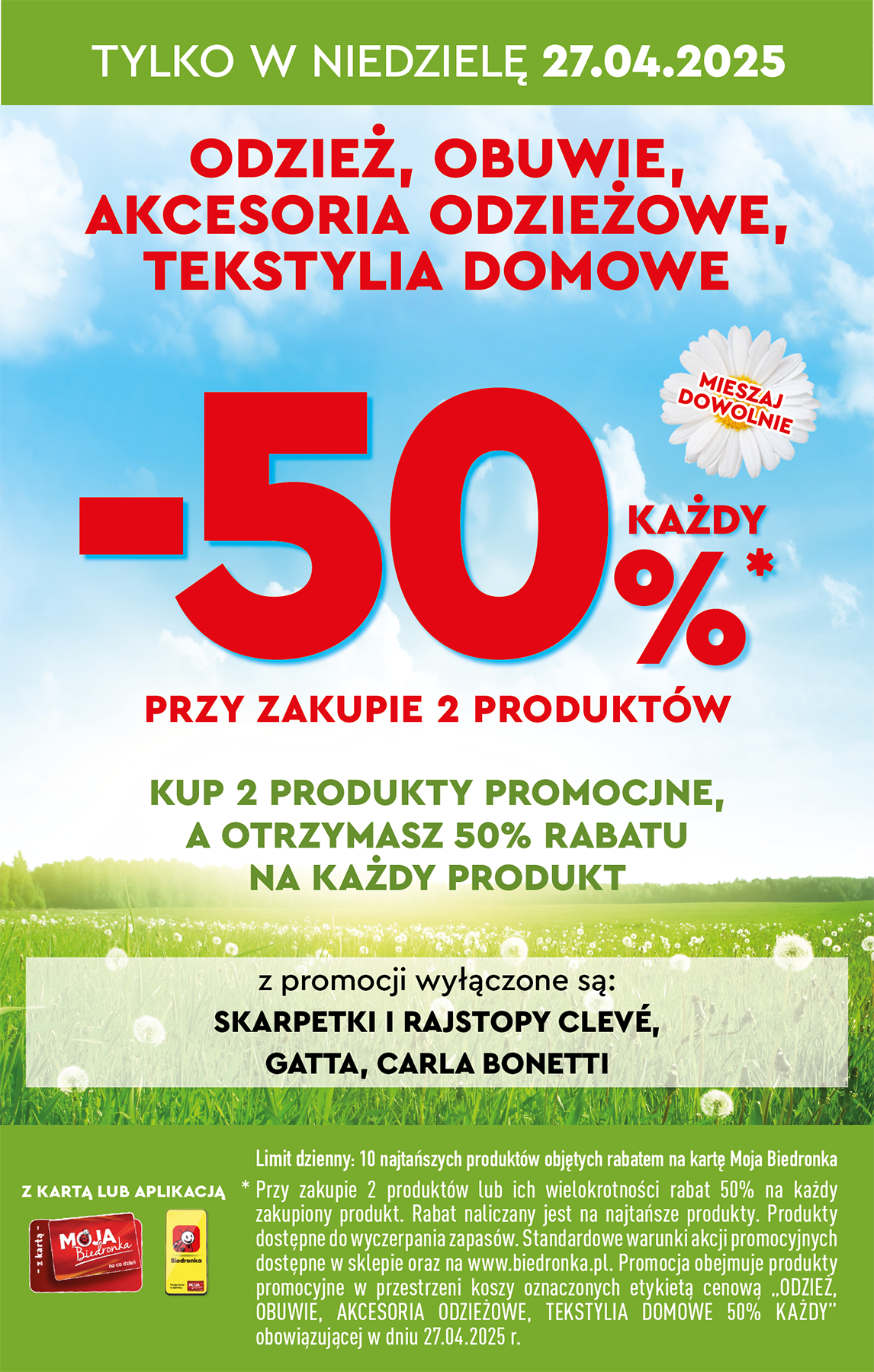 biedronka - Biedronka - Najtańsza niedziela gazetka ważna od 27.04. - 27.04. - page: 3
